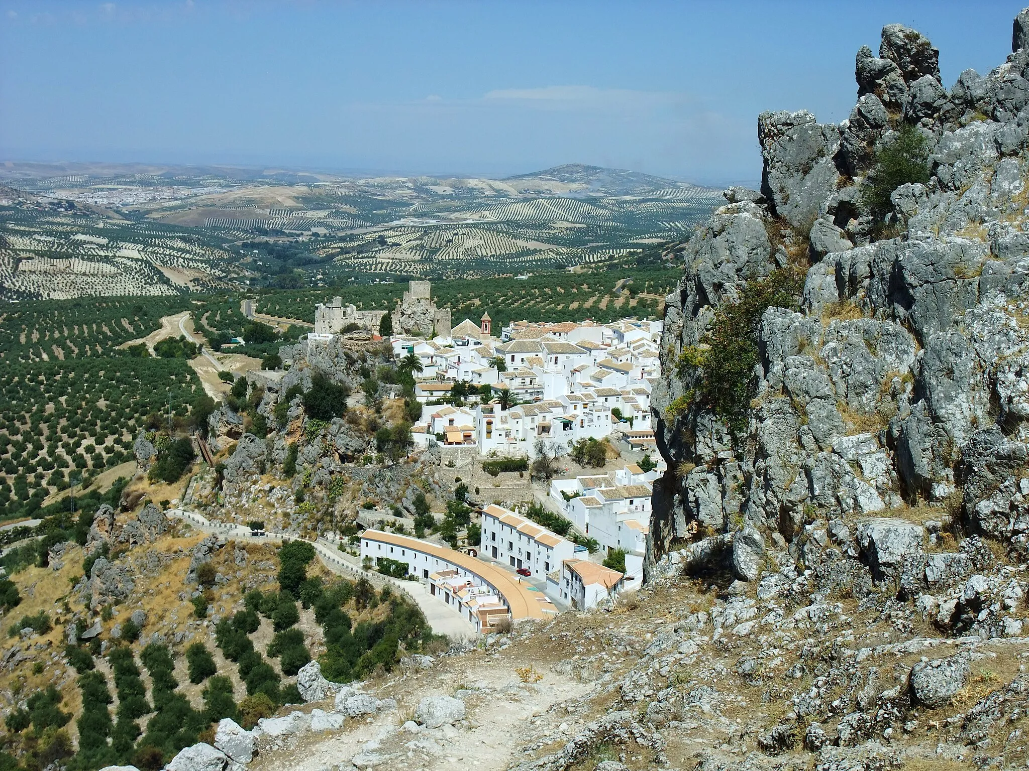 Photo showing: View at Zuheros, Province Córdoba in Spain