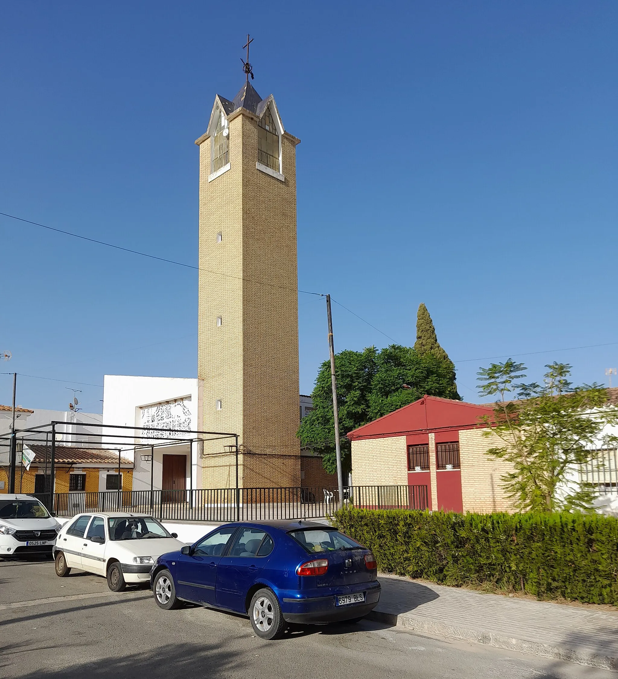 Photo showing: Iglesia de San Isidro Labrador en el poblado de colonización de Vegas de Almenara, en el término municipal de Peñaflor