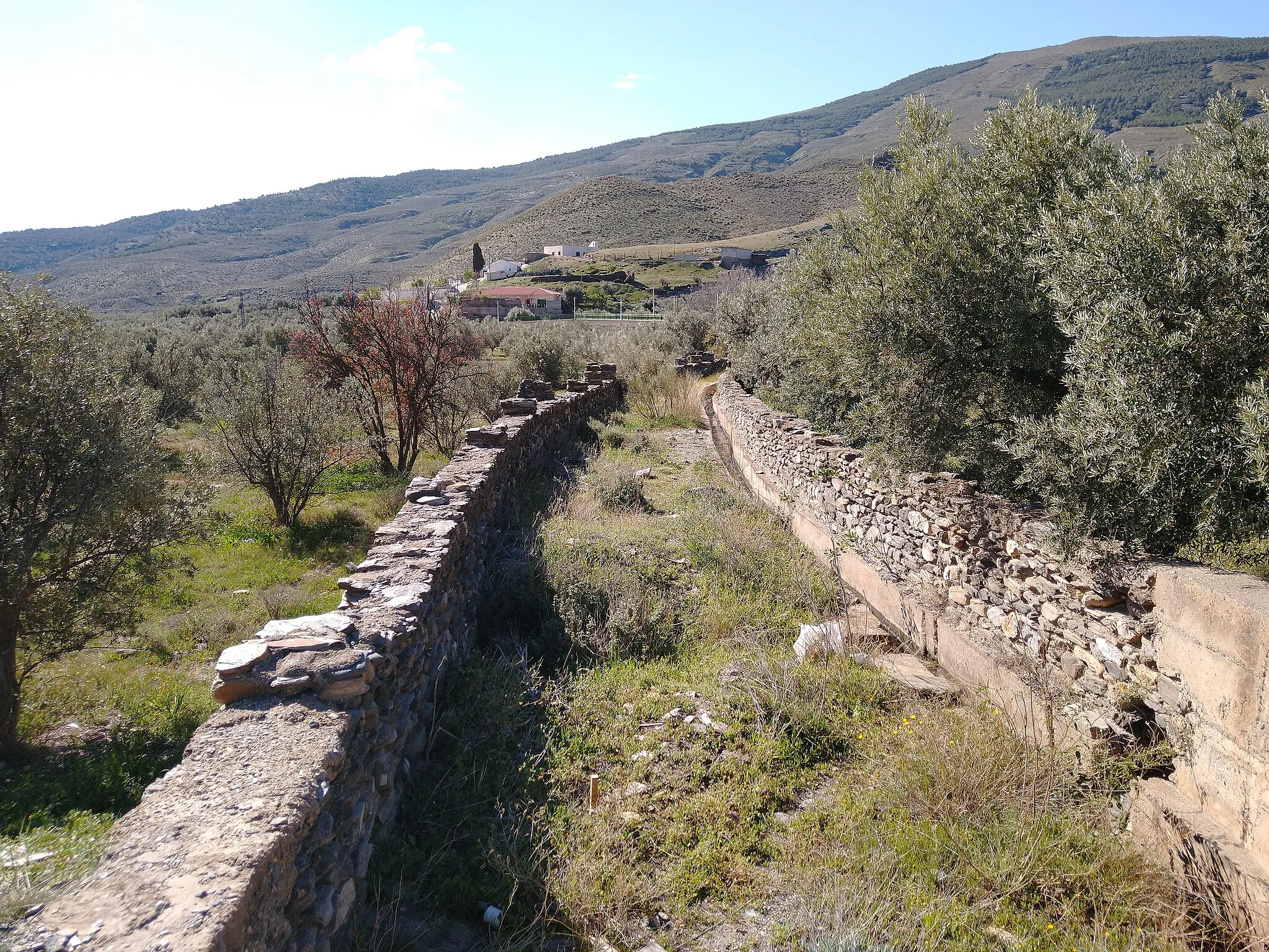 Photo showing: Calles de la localidad de Doña María, municipio de Las Tres Villas de Almería‎, España.