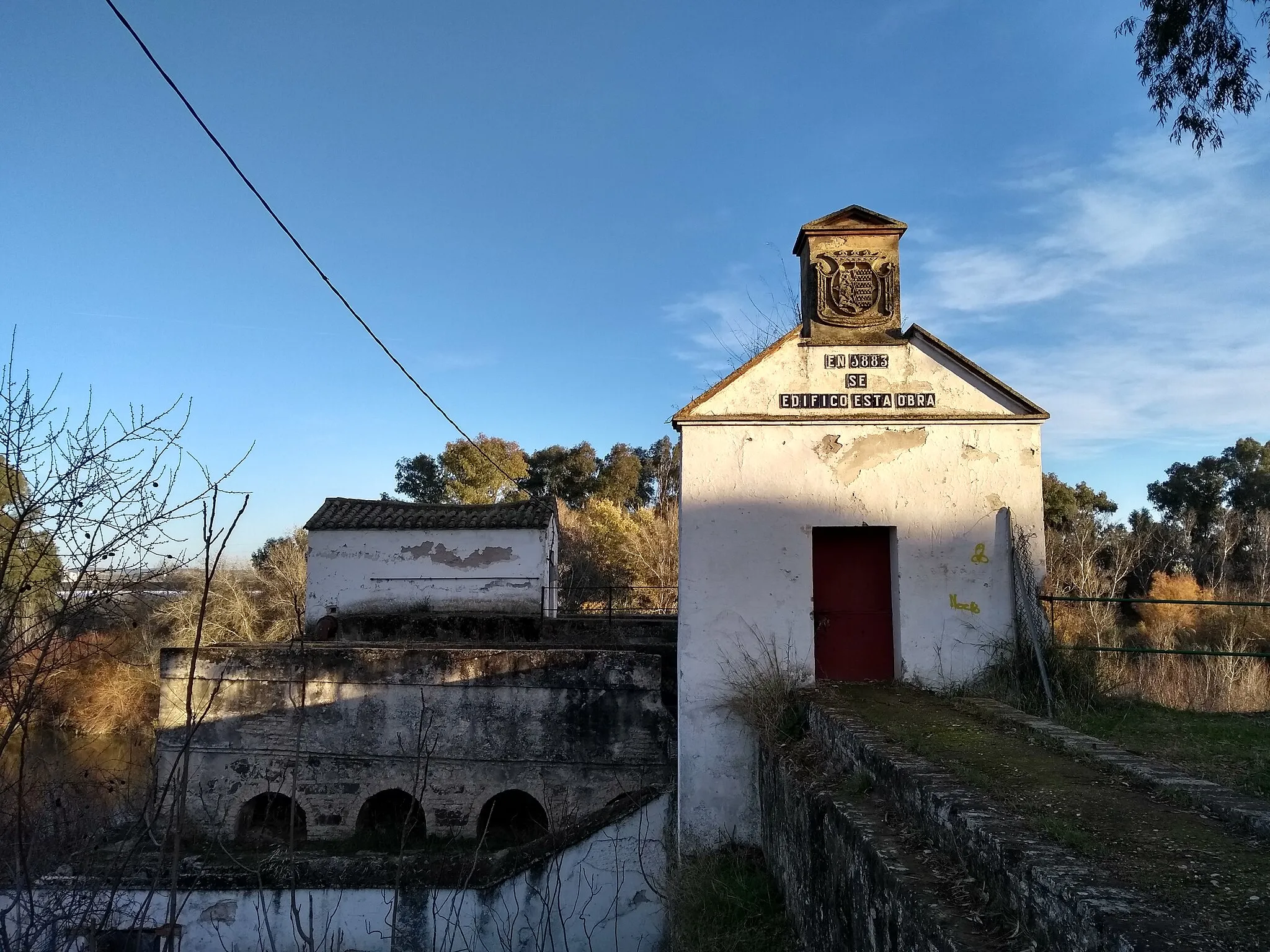 Photo showing: Instalaciones de las Grúas de El Carpio, en la provincia de Córdoba (España).