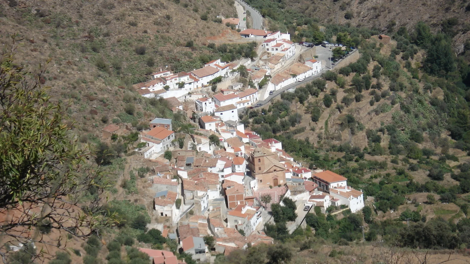 Photo showing: Vista de laroya desde la sierra