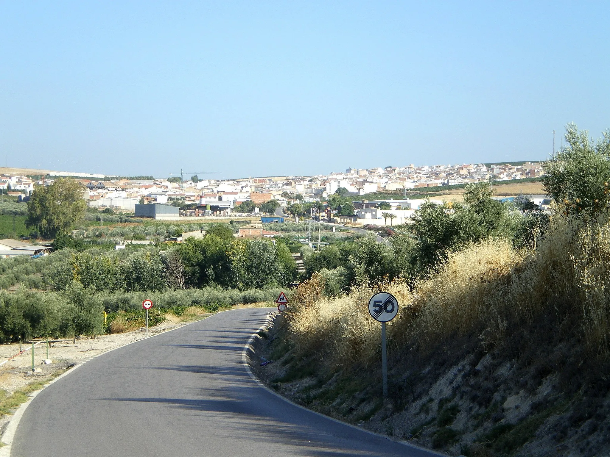 Photo showing: Wide view on Moriles town, in the province of Córdoba (Spain)