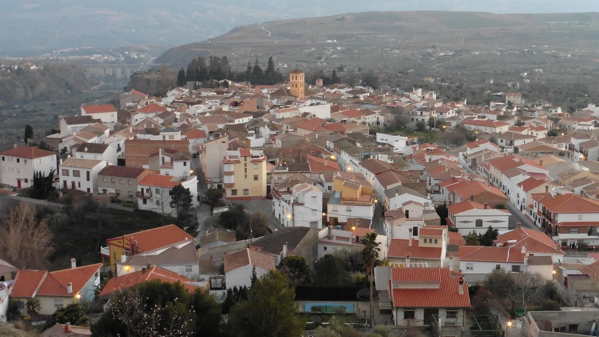 Photo showing: Nigüelas, view over the village