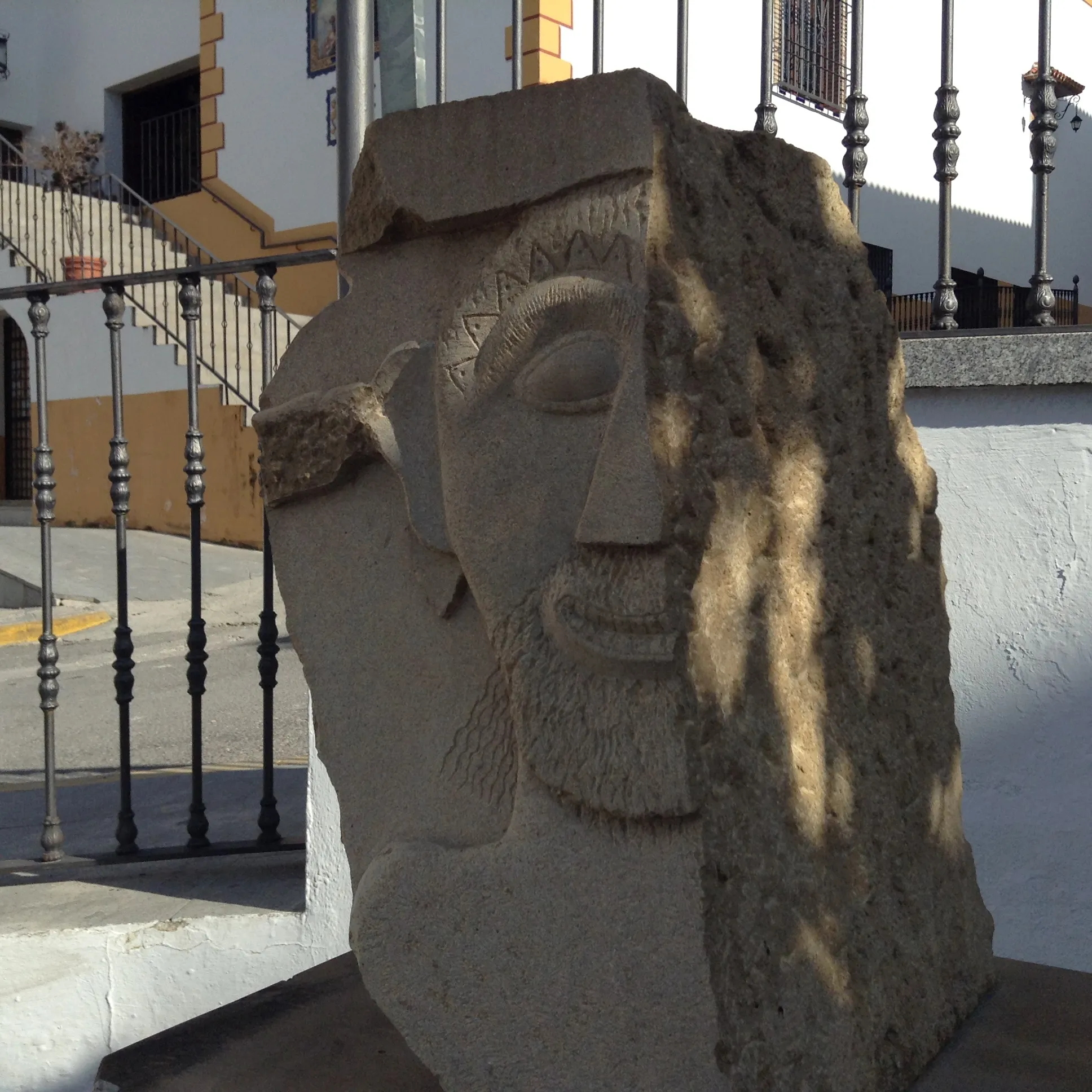 Photo showing: Relieve antropomorfo de Cerro Boyero