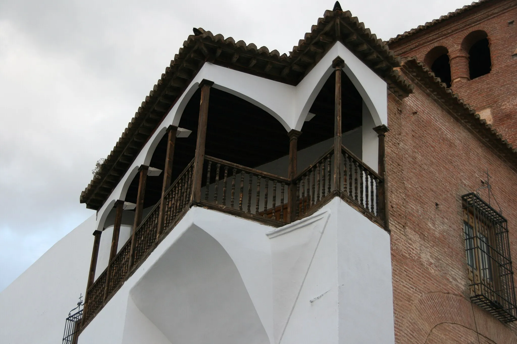 Photo showing: Balcón del Palacio de Peñaflor, en Guadix (España).
