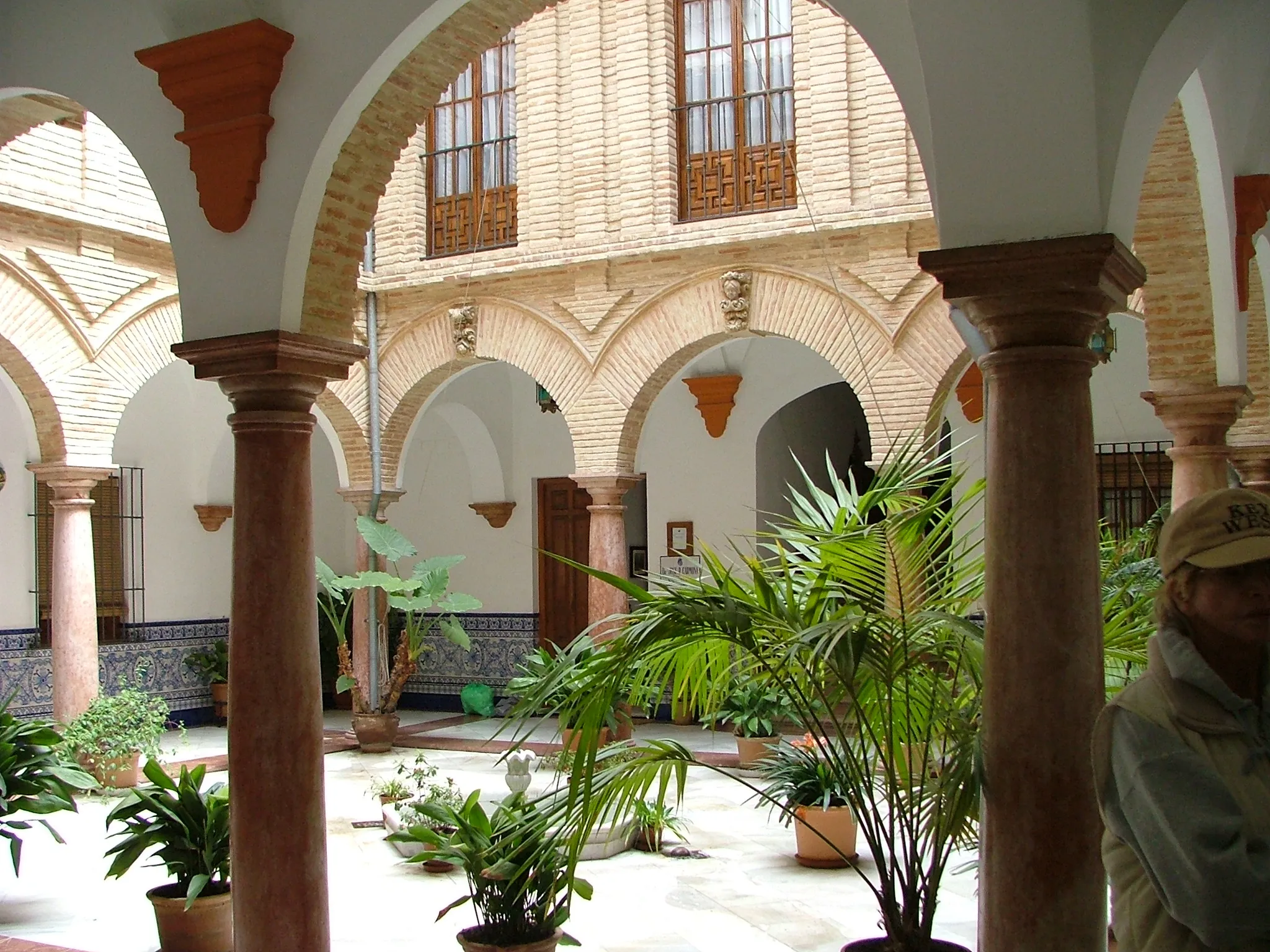 Photo showing: Antequera Innenhof eines Palacio