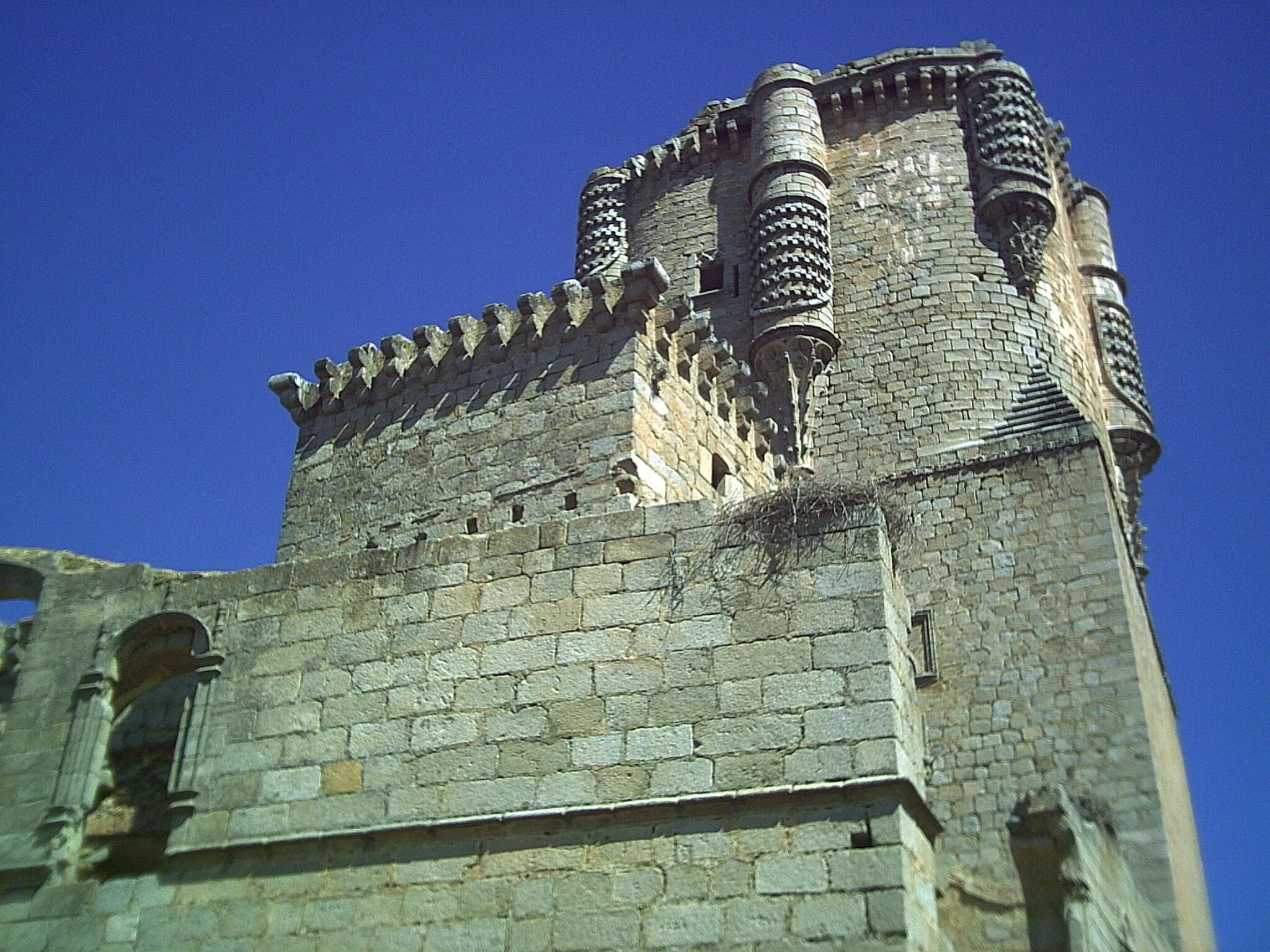 Photo showing: Detalle de la Torre del Homenaje del Castillo de los Sotomayor y Zúñiga en Belalcázar (Córdoba) (Andalucía) (España)