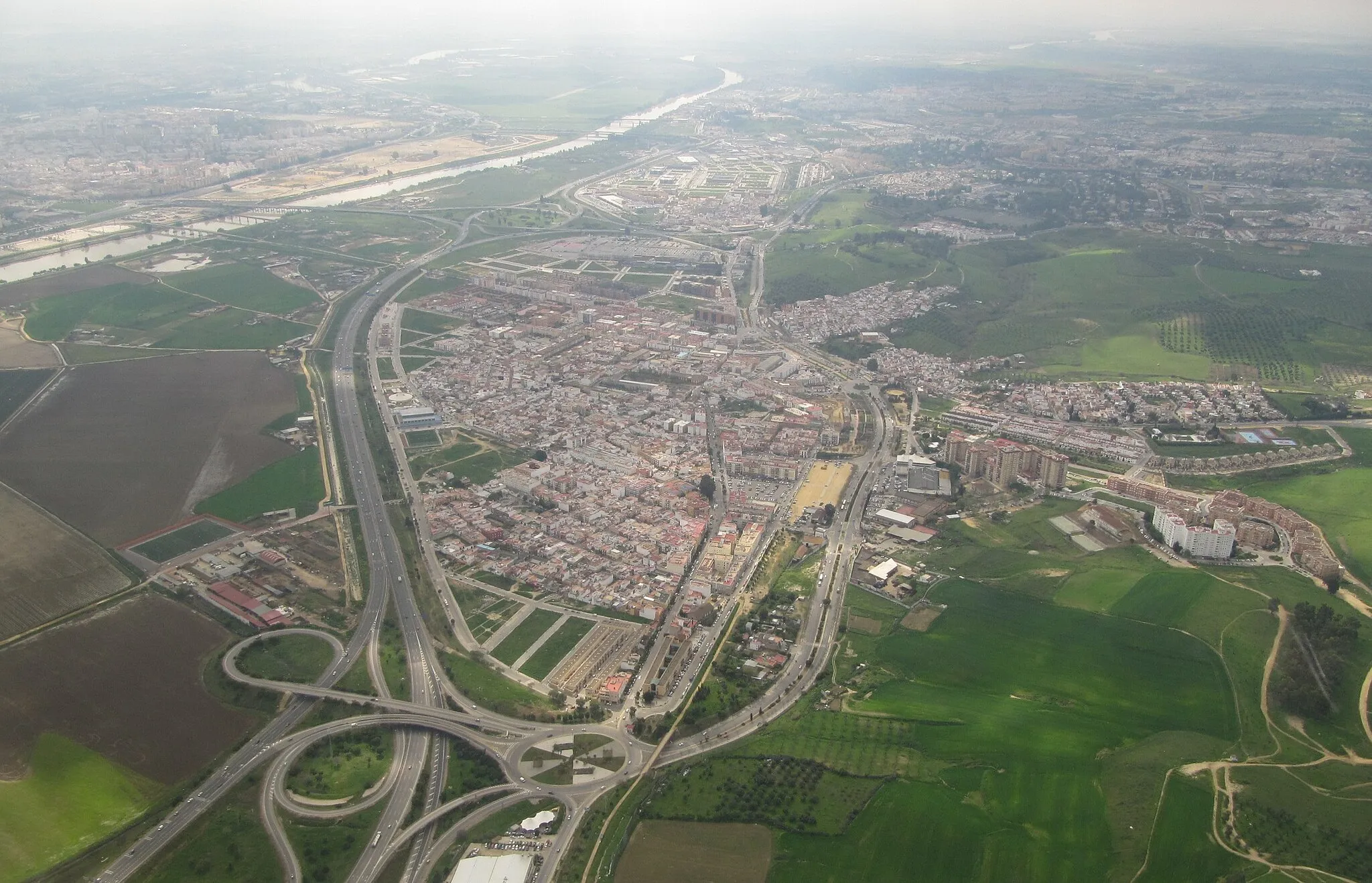 Photo showing: Aerial view of Camas (Sevilla, Spain).