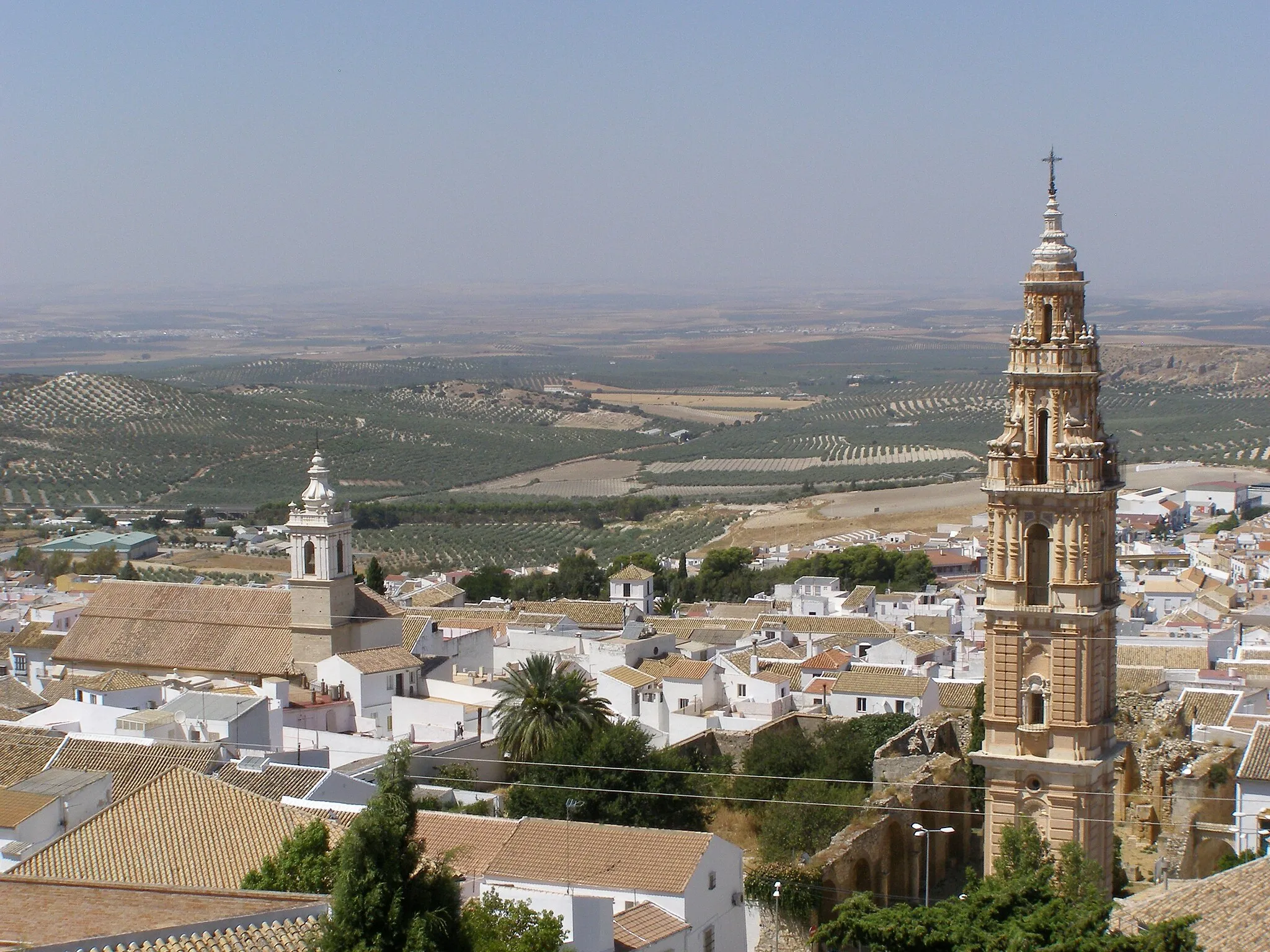 Photo showing: Estepa - view from the Balcony of Andalusia (Balcón de Andalucía)