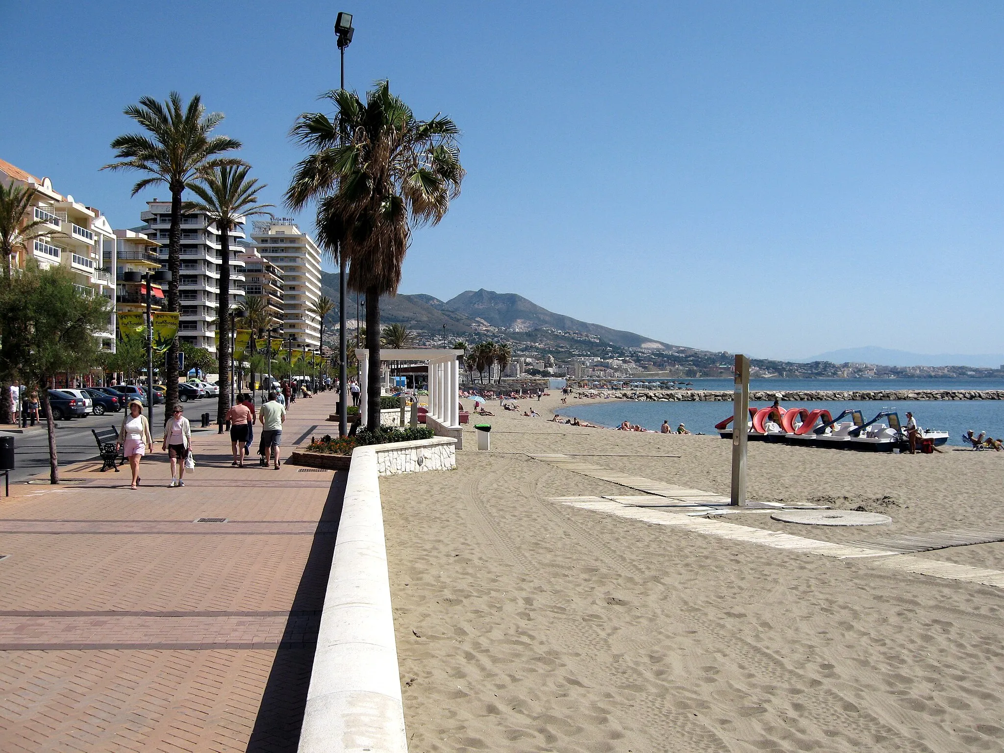 Photo showing: Strand von San Francisco / Playa de San Francisco, Fuengirola, Provinz Málaga, Andalusien, Spanien