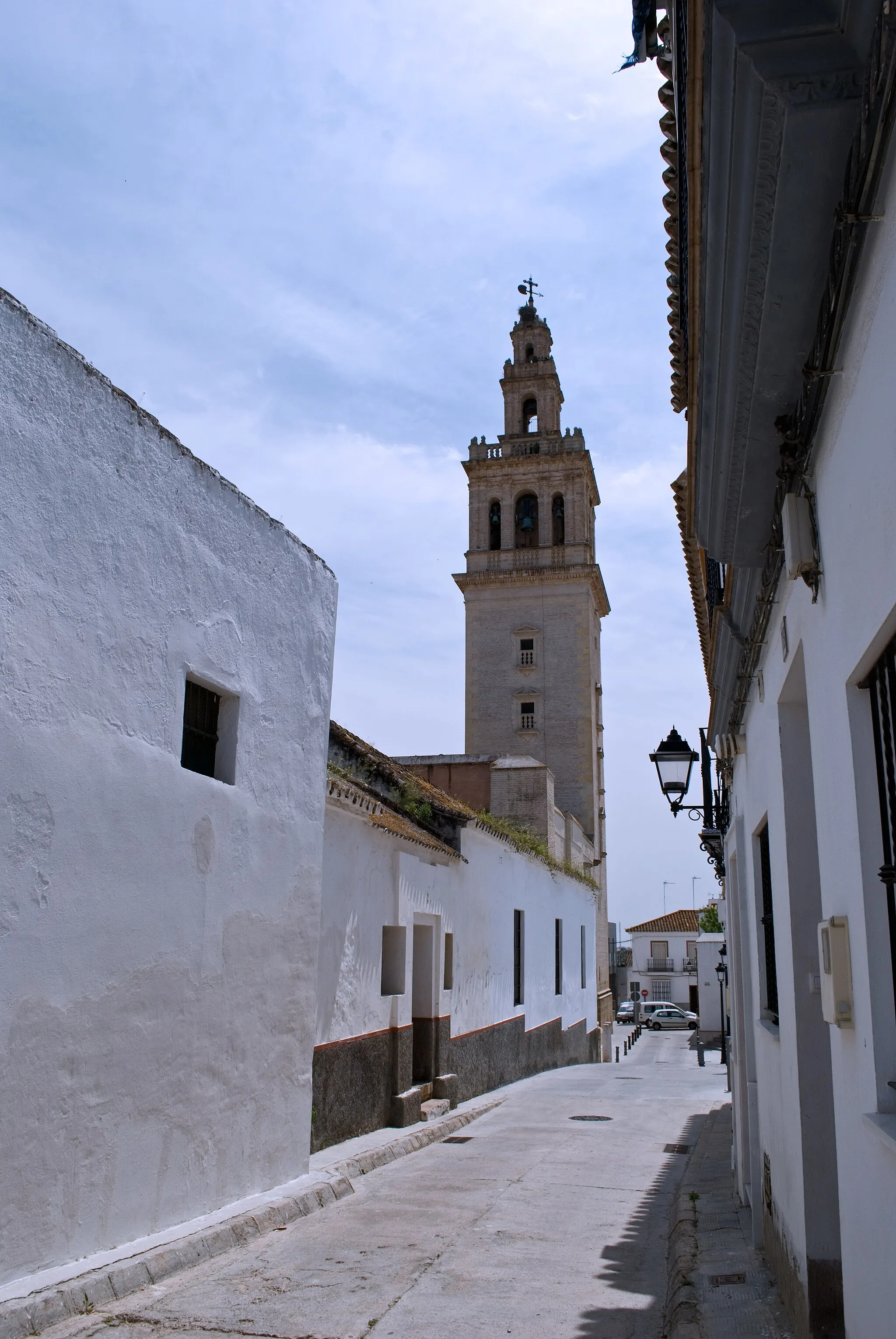 Photo showing: Torre de la iglesia de Santa María de la Oliva, Lebrija (provincia de Sevilla).