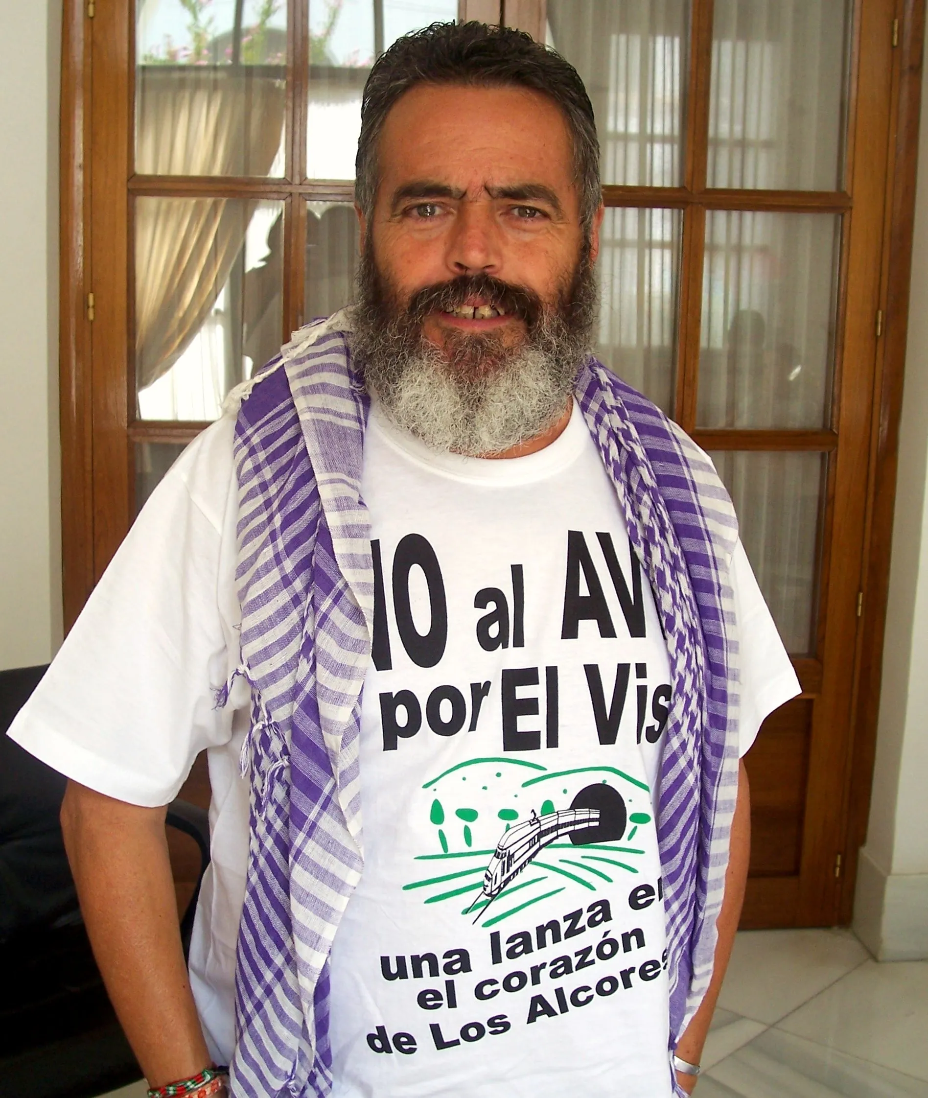 Photo showing: Juan Manuel Sánchez Gordillo, dirigente del Colectivo de Unidad de los Trabajadores - Bloque Andaluz de Izquierdas (CUT-BAI), Sindicato de Obreros del Campo (SOC) e Izquierda Unida (IU).