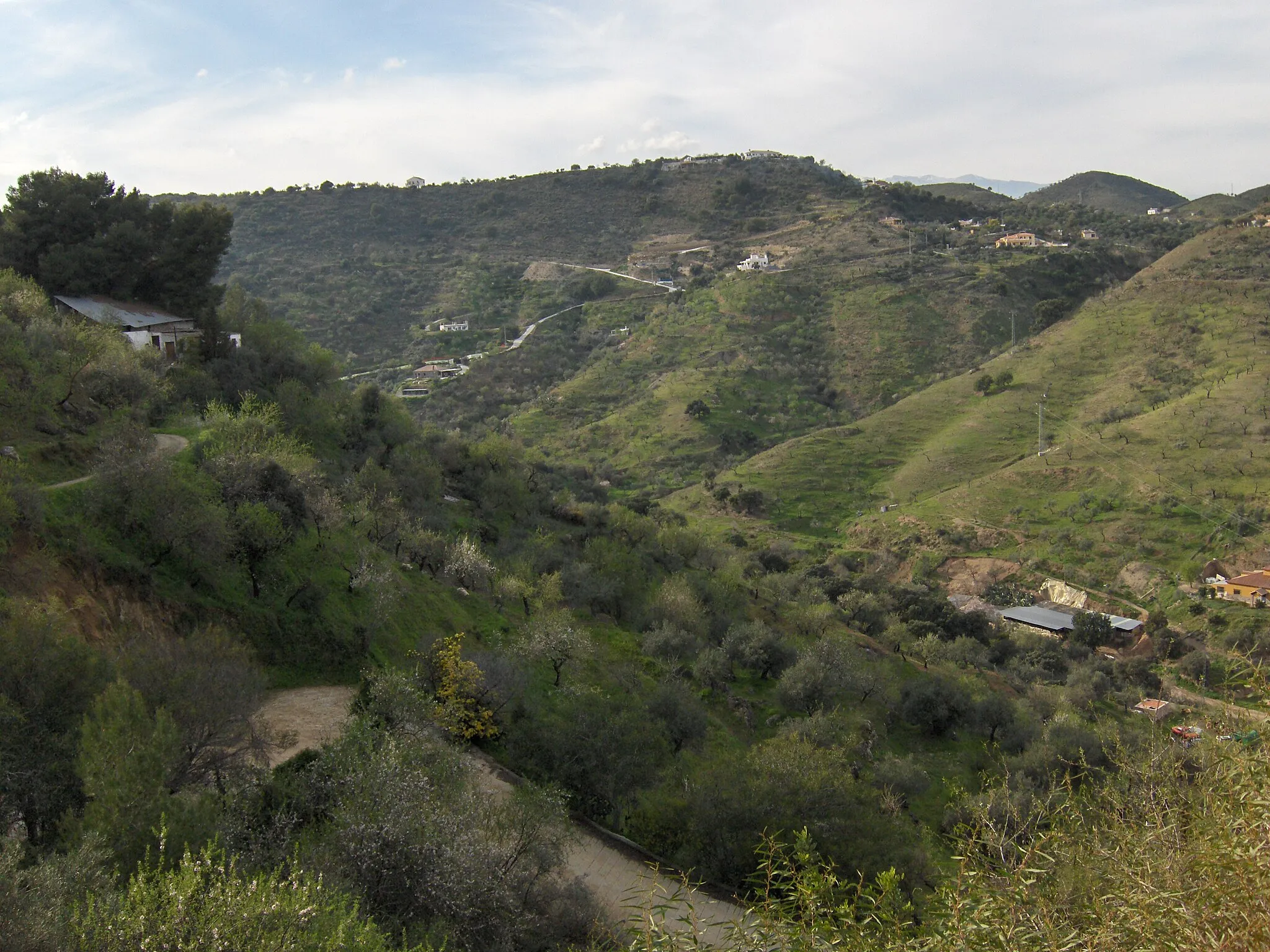 Photo showing: Landscape of Monda, Málaga.