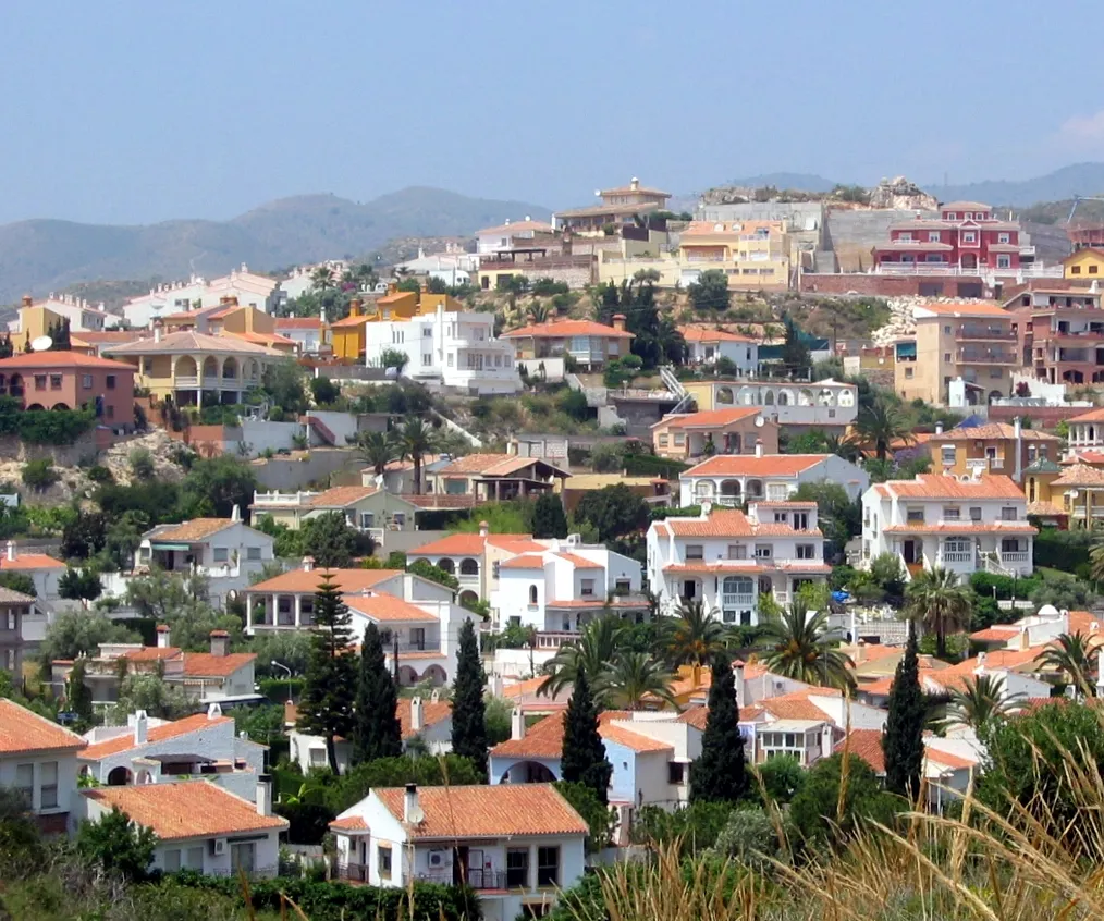 Photo showing: Houses in Rincón de la Victoria, Málaga, Spain