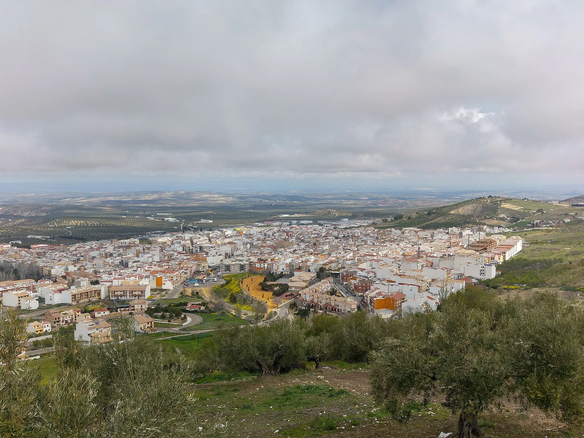 Photo showing: Torredelcampo desde el Cerro de Santa Ana.