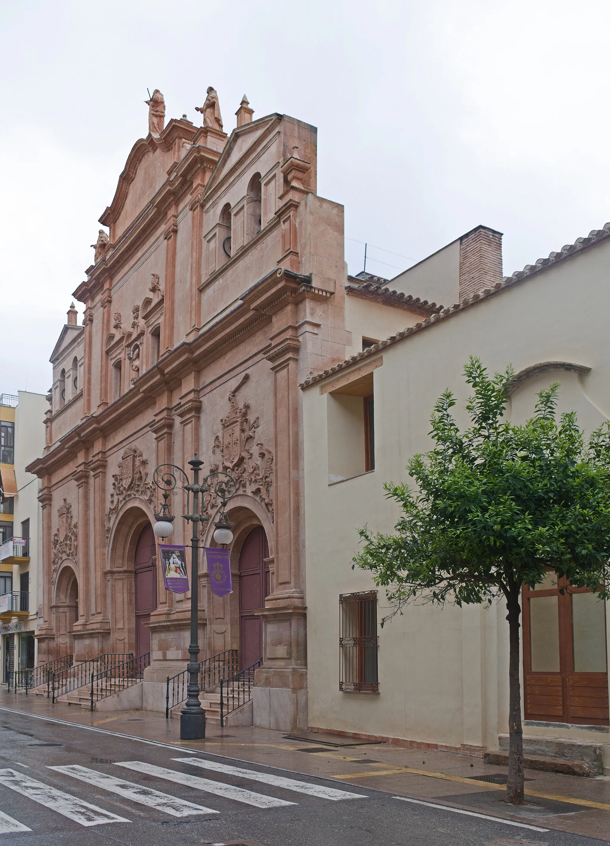 Photo showing: Facade of Iglesia del Carmen, Lorca, Murcia, Spain