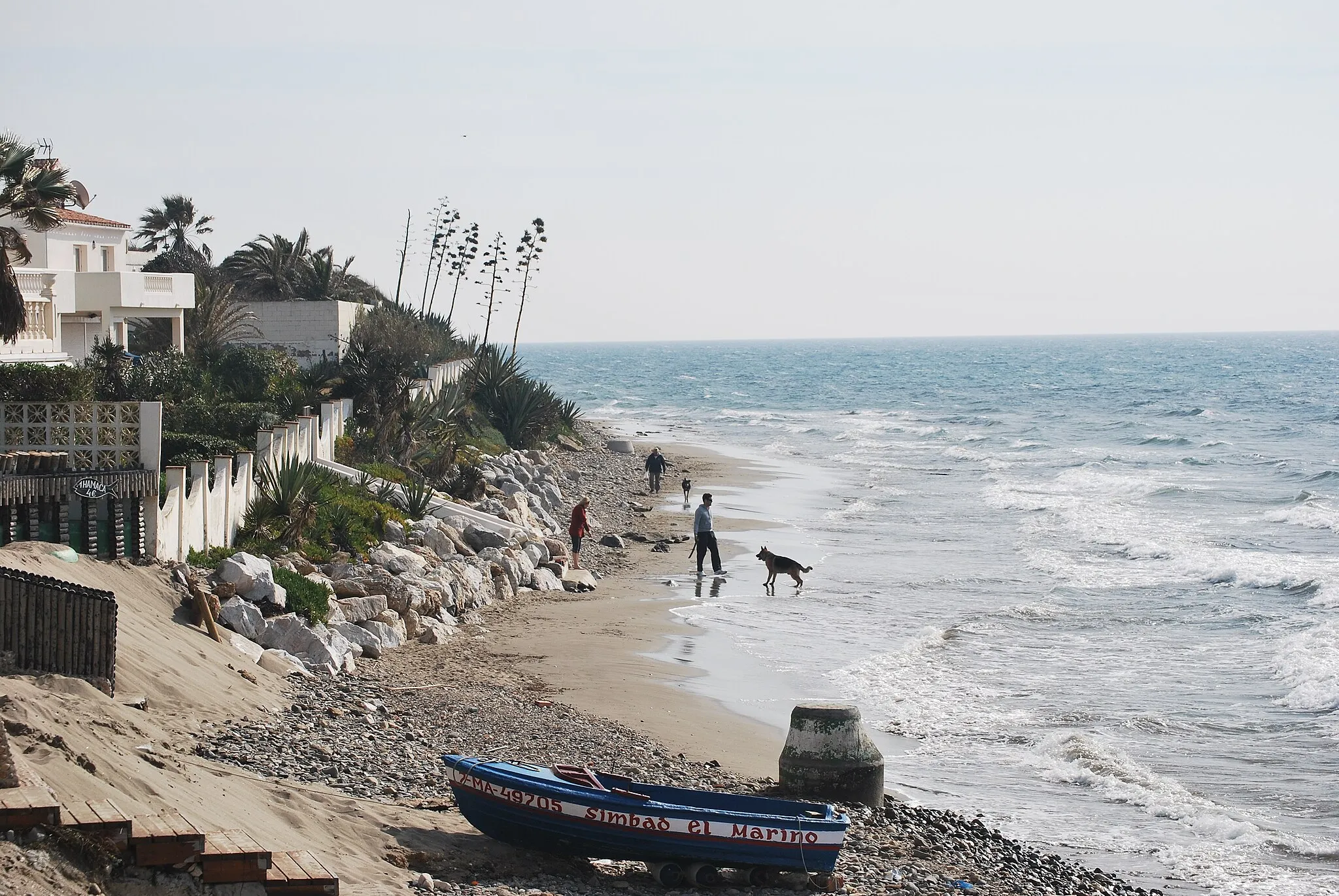 Photo showing: PLAYA URB MARBESA---Marbella--viento de levante