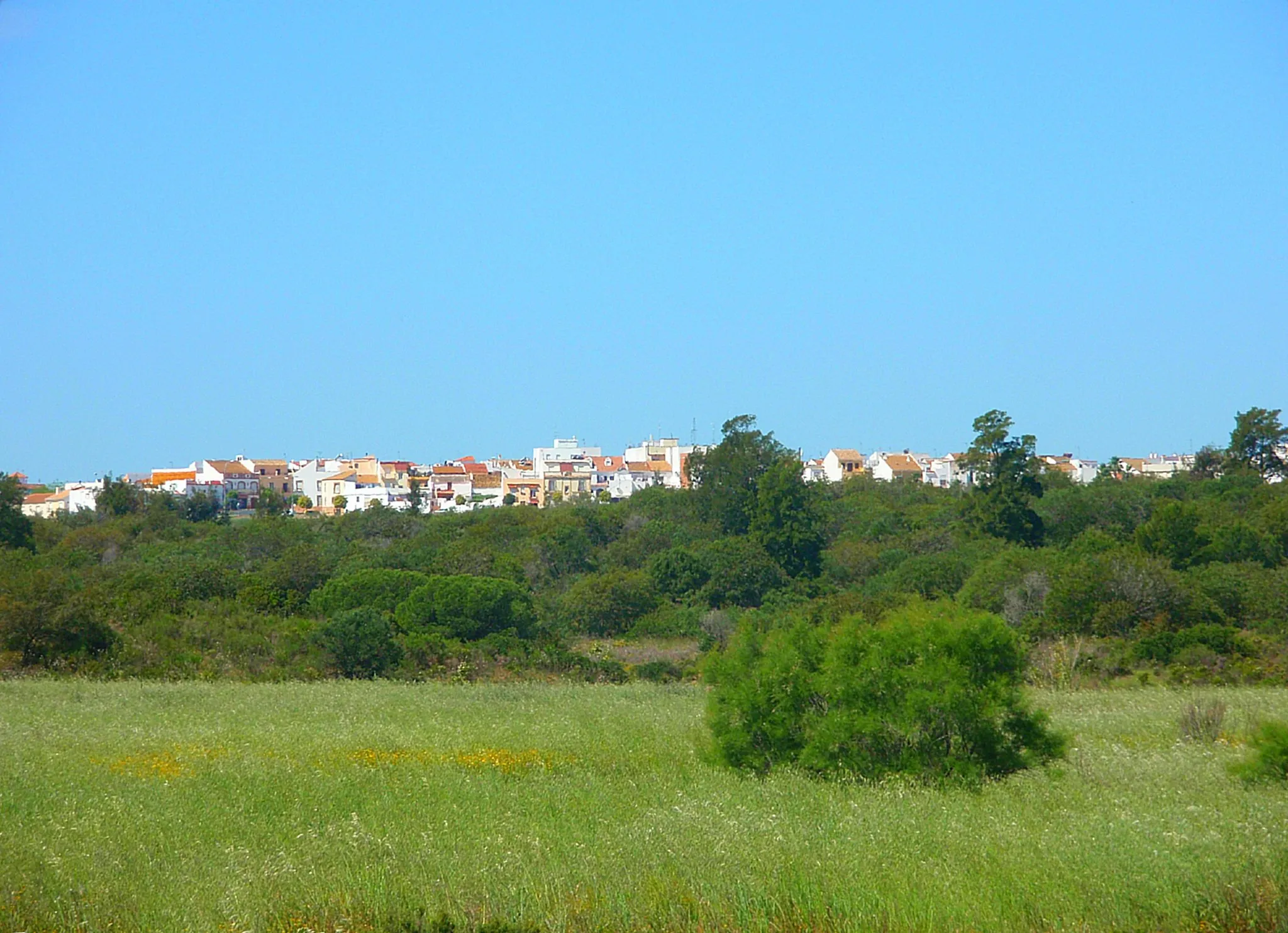 Photo showing: Vista de Aljaraque (Huelva, España).