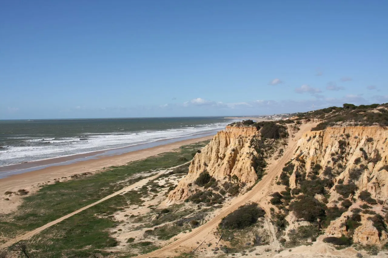 Photo showing: Vista de la playa de Mazagón, Huelva (España).