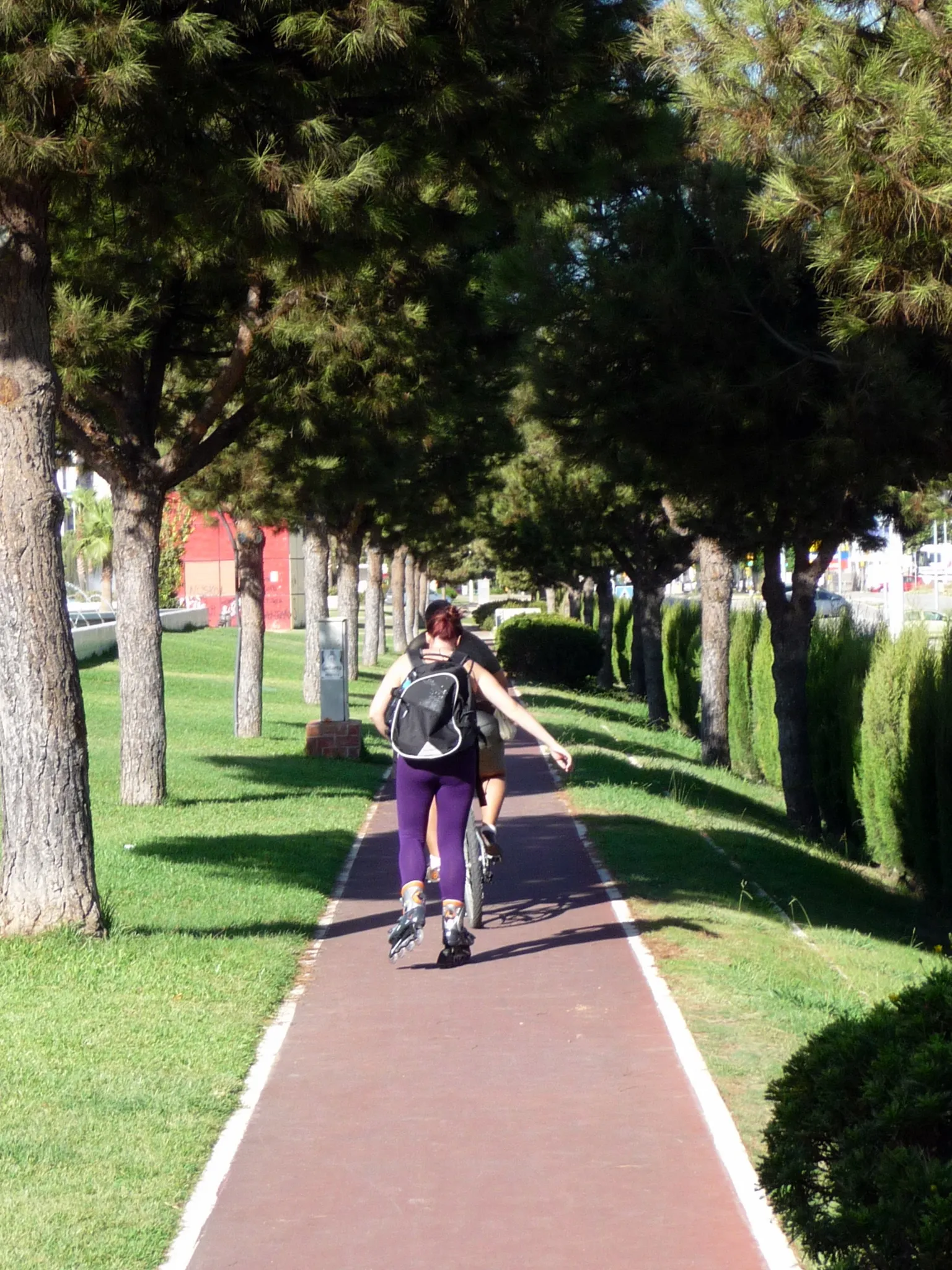 Photo showing: Tramo de Carril-bici en Huelva.