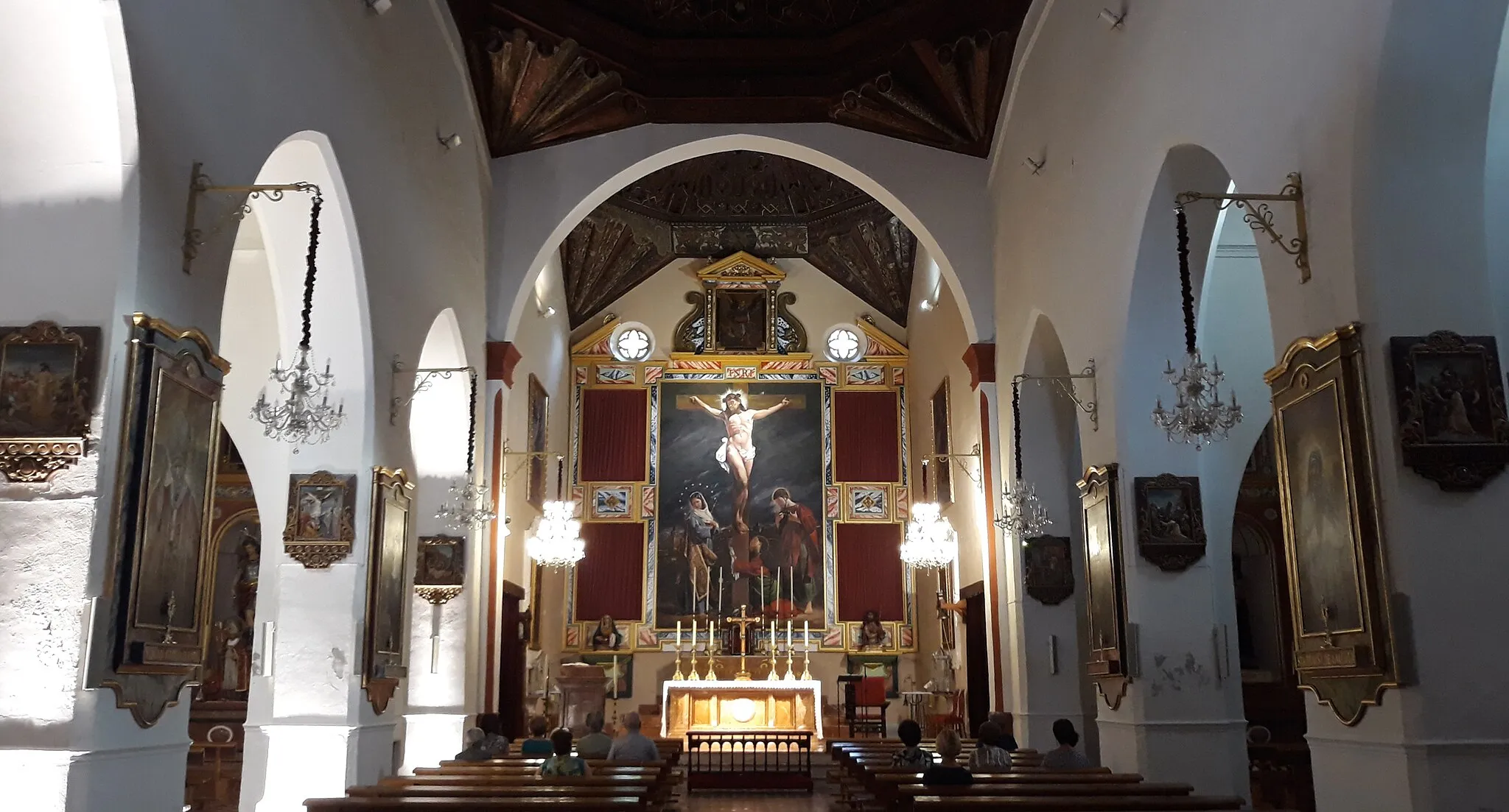 Photo showing: Inside of the Santo Domingo Church (San Miguel parish), in Guadix (Spain).