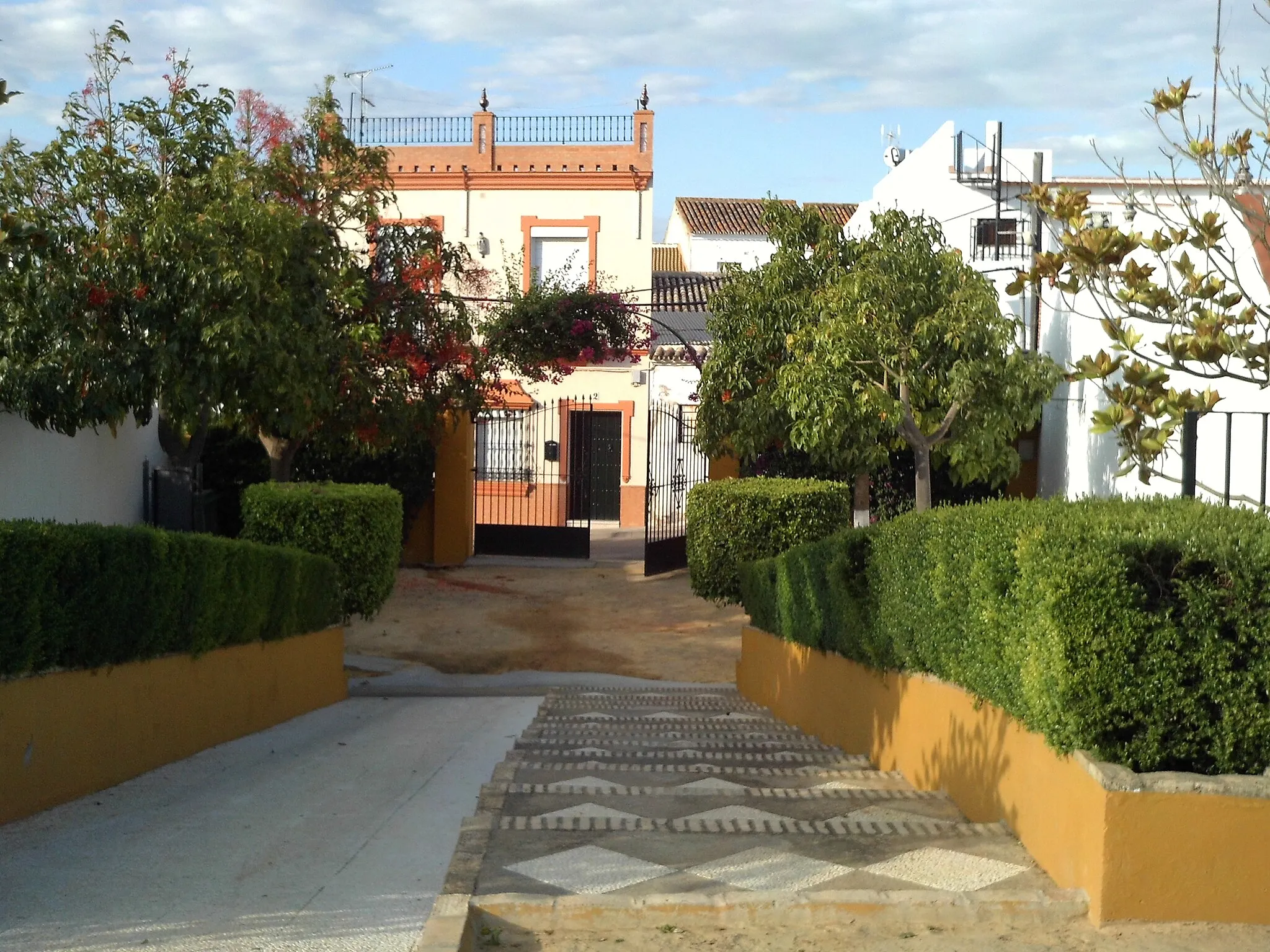 Photo showing: Escalera del parque Cerro del Alcázar. Aznalcázar, provincia de Sevilla, Andalucía, España.