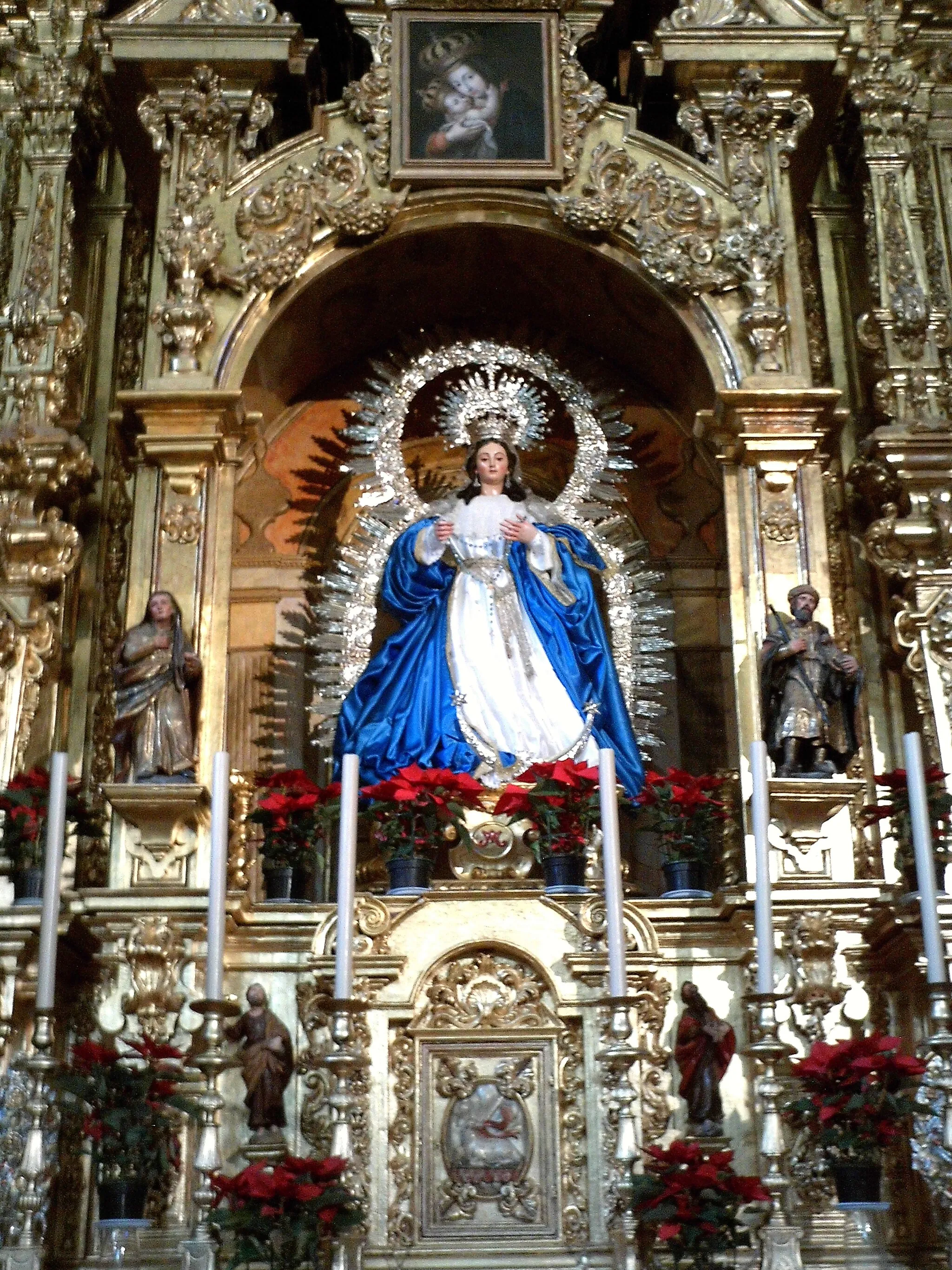 Photo showing: Virgen de Gracia. Iglesia de Santa María de Gracia. Gelves. Sevilla, Andalucía, España.