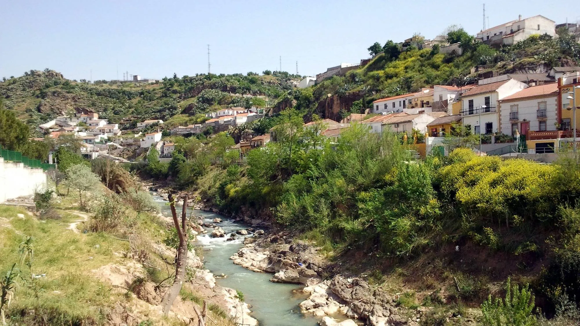 Photo showing: Cubillas river at Pinos Puente.