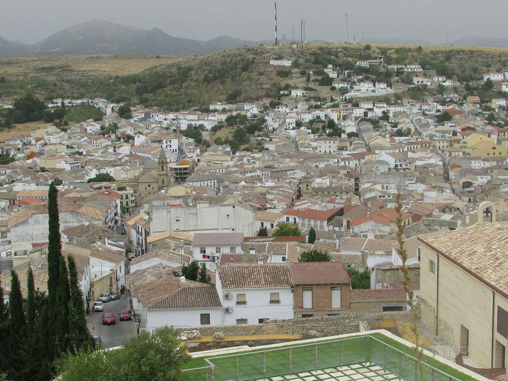 Photo showing: A view of the town of Alcalá la Real, Andallusia, Spain.