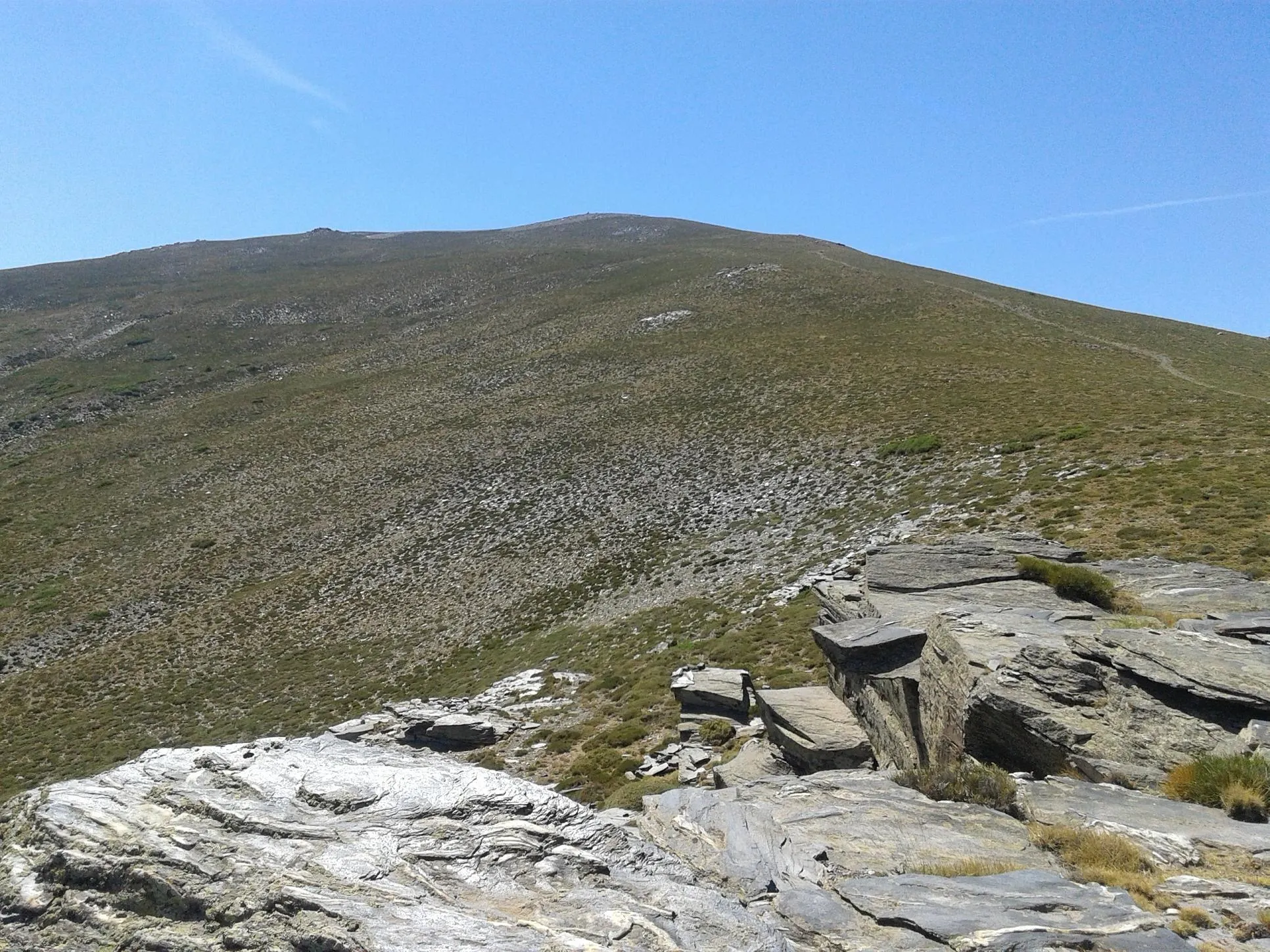 Photo showing: Imagen de la cima del Chullo desde Las Chorreras