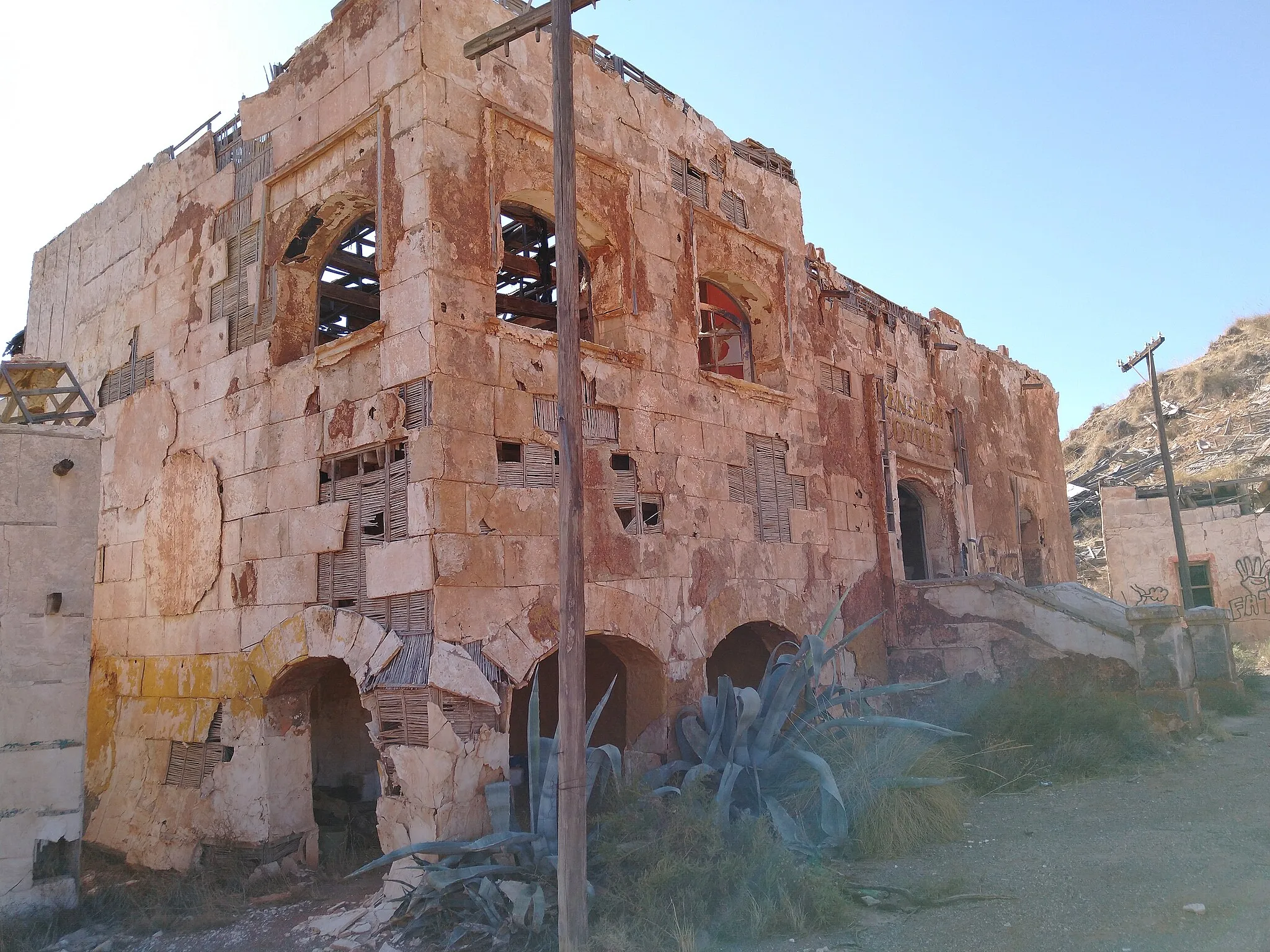 Photo showing: fortaleza de el Cóndor, lugar de rodaje cinematográfico en el desierto de Tabernas, Almería.