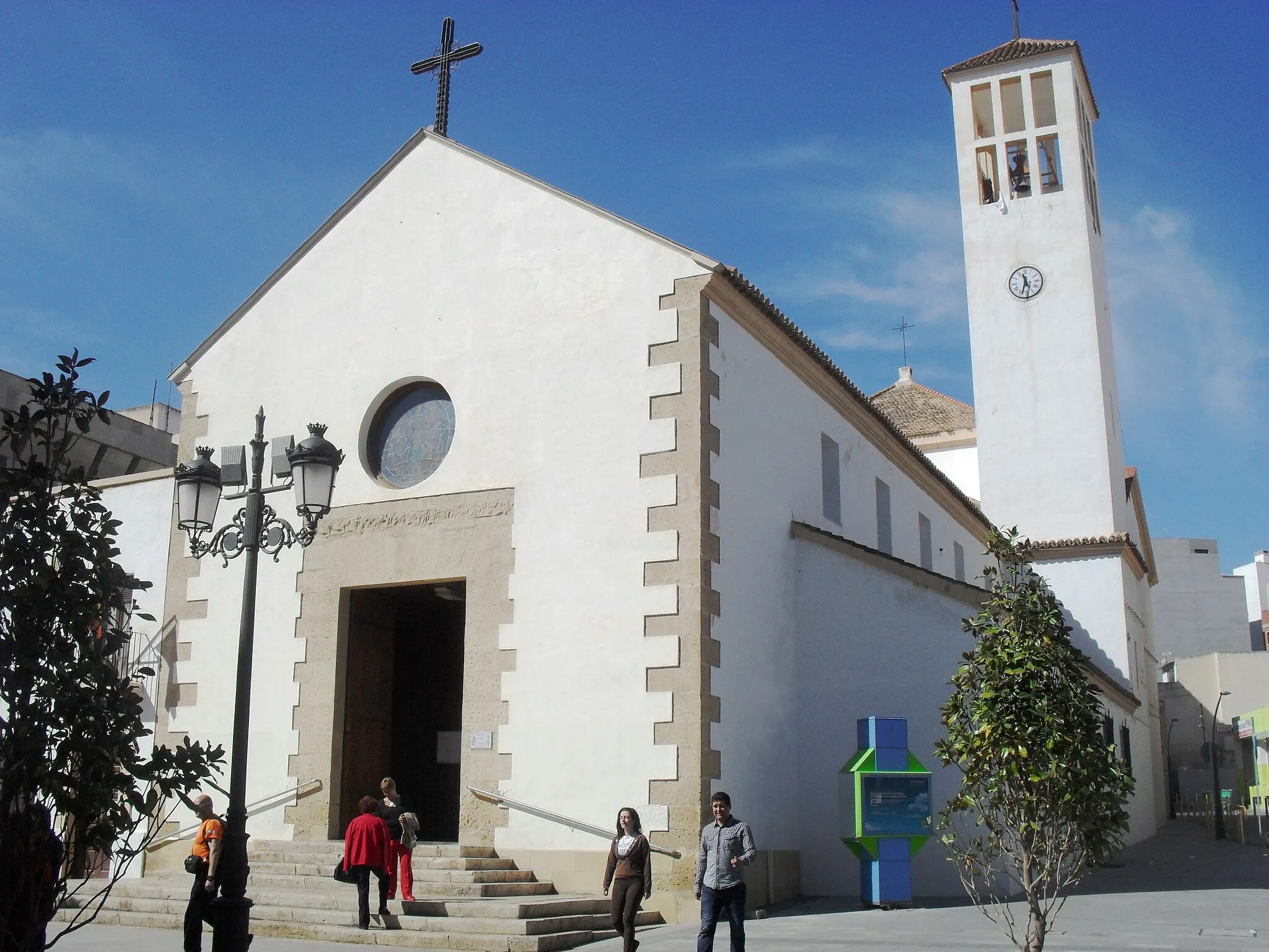 Photo showing: Iglesia de Ntra. Sra. del Rosario (Roquetas de Mar)