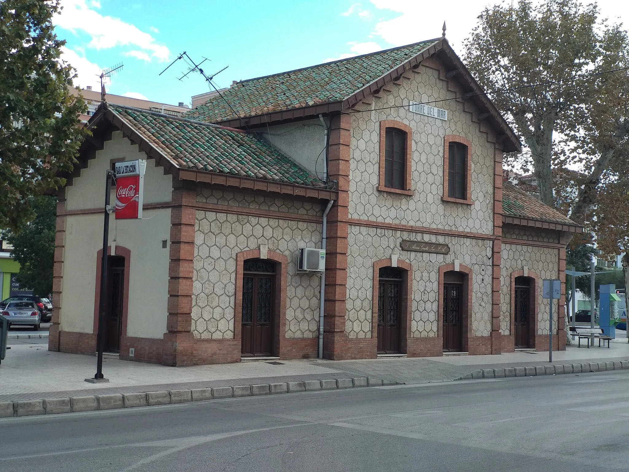 Photo showing: historic railwaystation of Torre del Mar