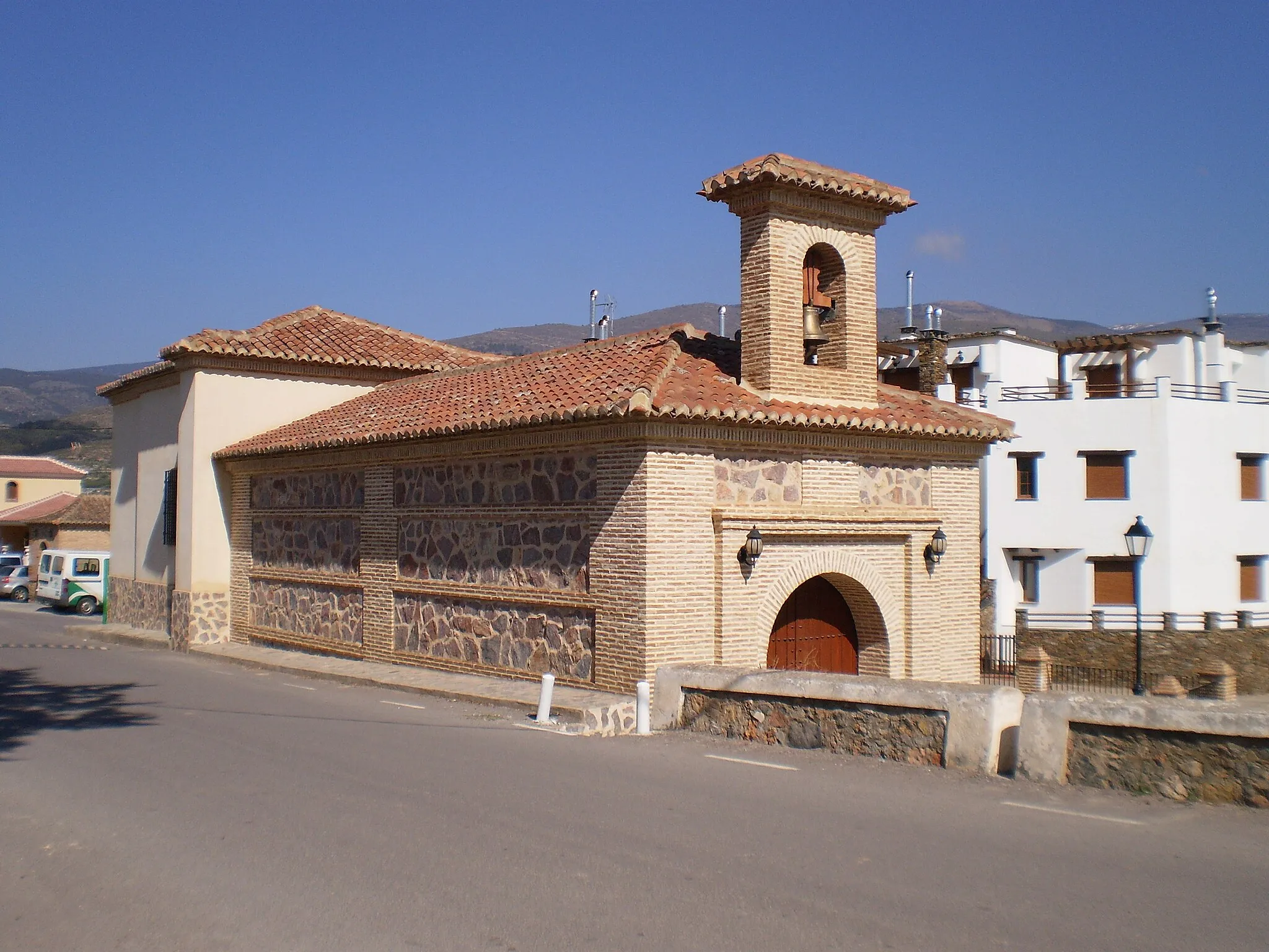 Photo showing: Ermita de la Virgen de las Angustias del pueblo de Fondón