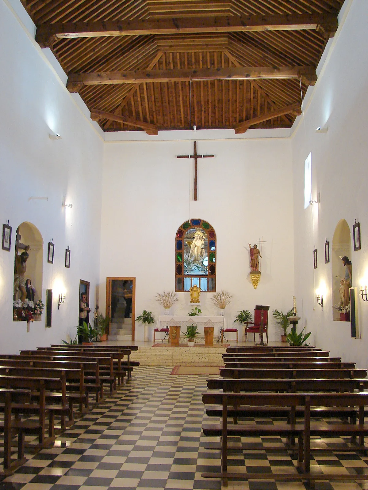 Photo showing: Interior de la iglesia de San Juan Bautista, Benecid (Fondón), España.