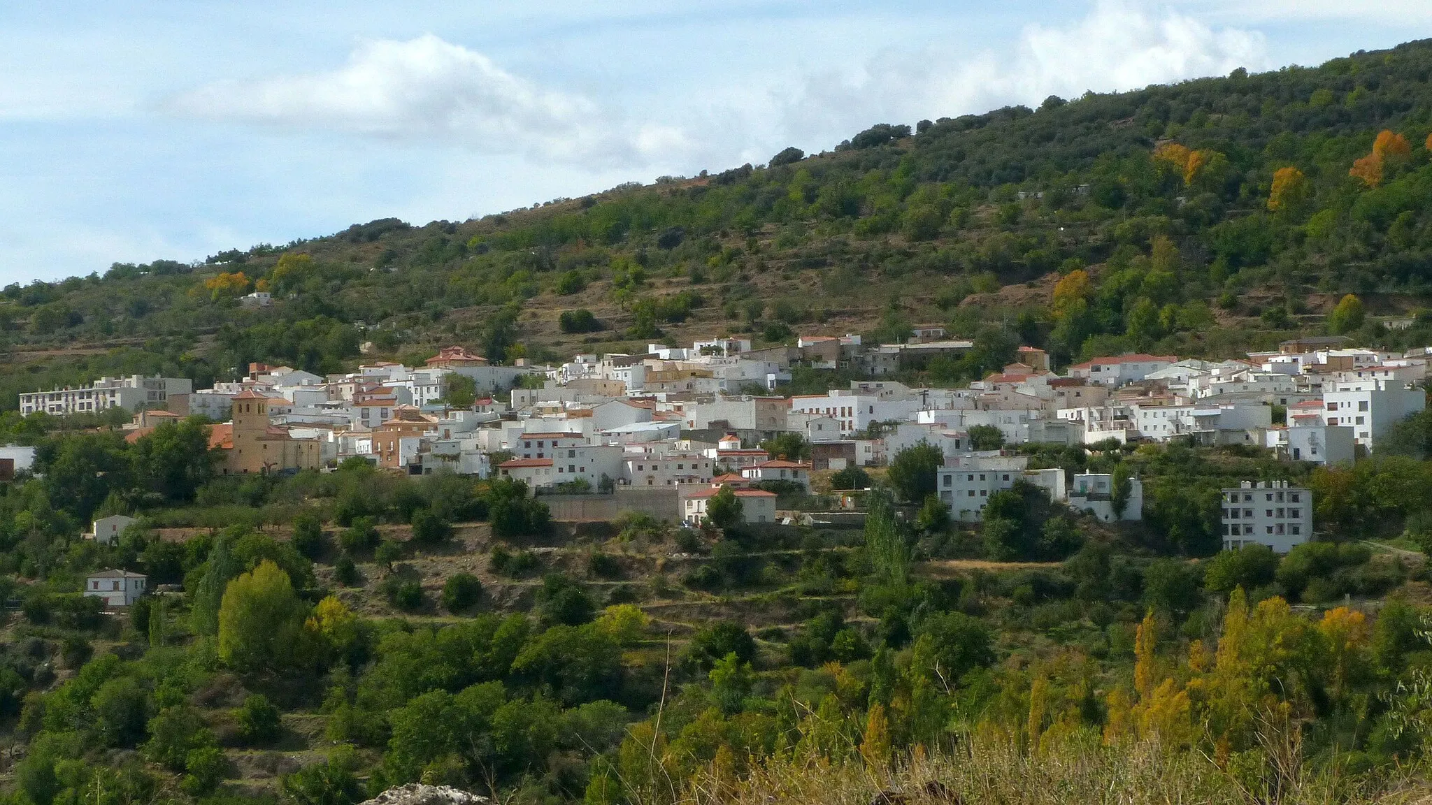 Photo showing: Alpujarra almeriense, Blick auf Bayárcal