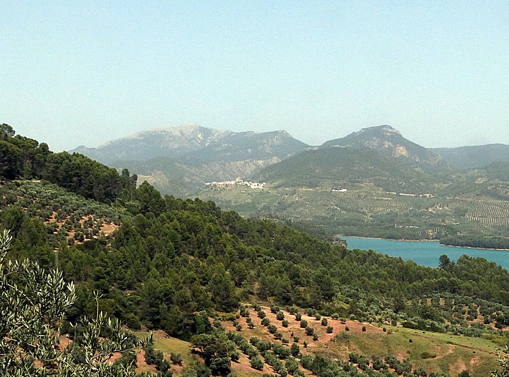 Photo showing: Stausee Tranco de Beas, Blick auf Hornos