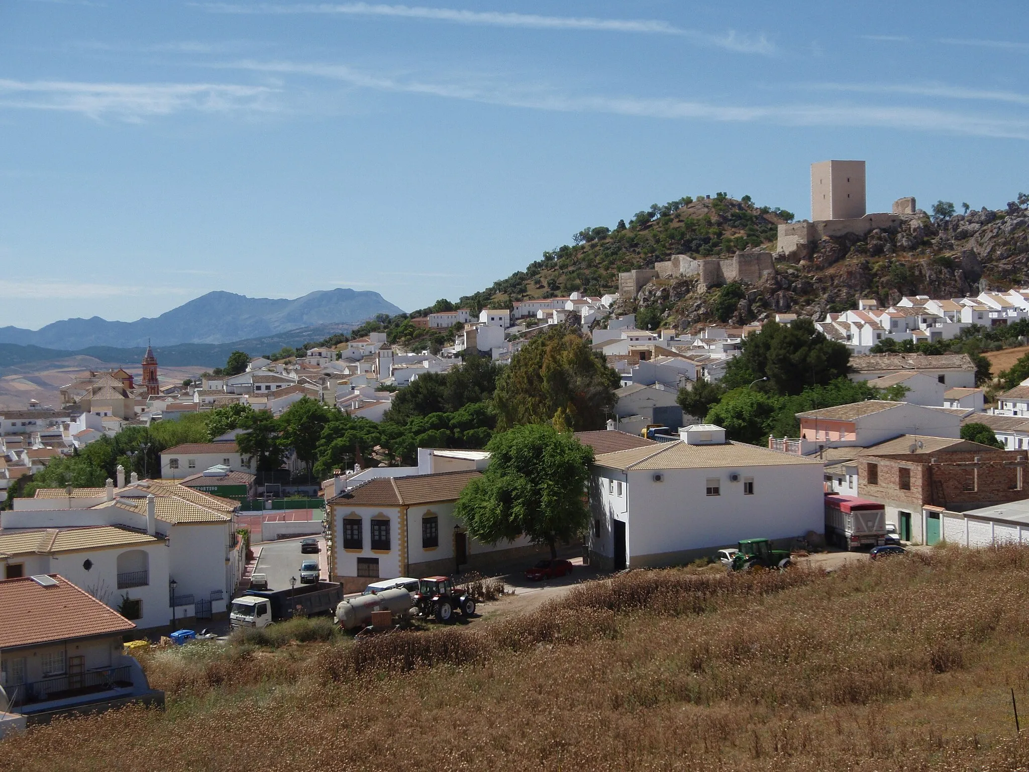Photo showing: this photo shows the general view of the town of Cañete la Real(Málaga)