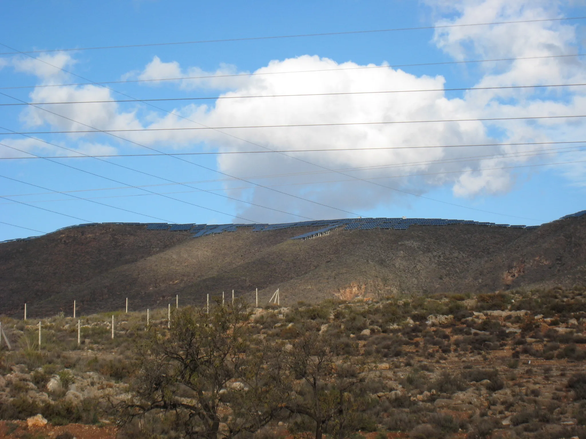 Photo showing: Solar panels at Berja (Almeria, Spain), Montivel mount