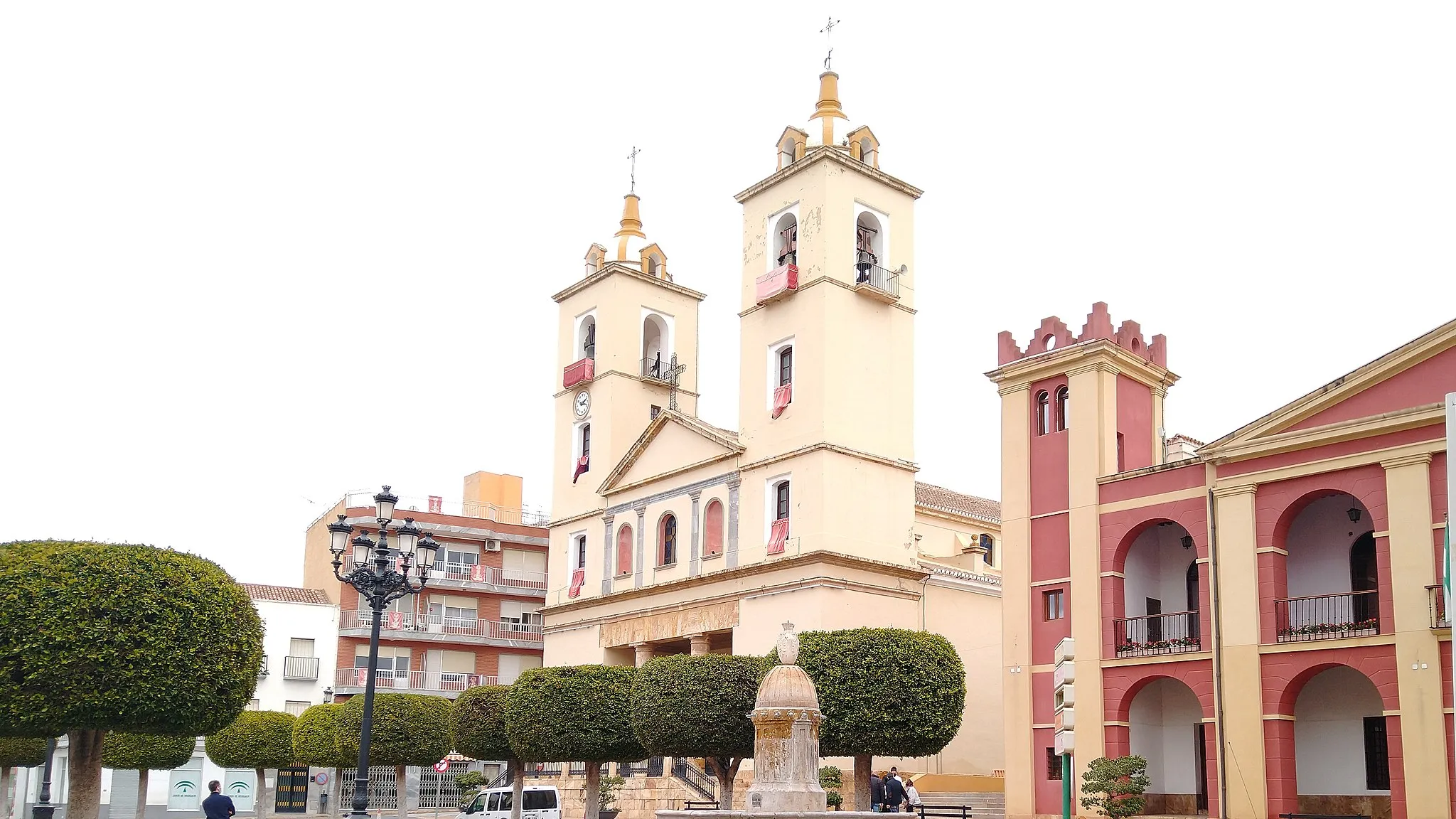 Photo showing: Iglesia de la Anunciación de Berja en marzo de 2020.