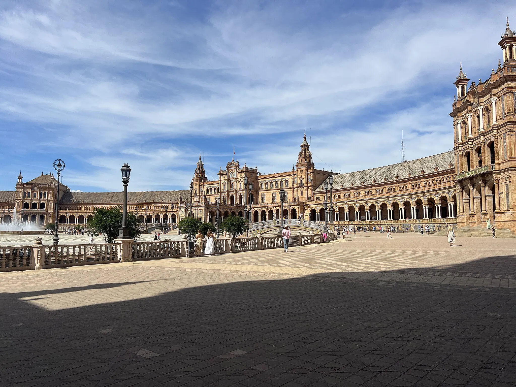 Photo showing: Bâtiment de la place d'Espagne, Séville.