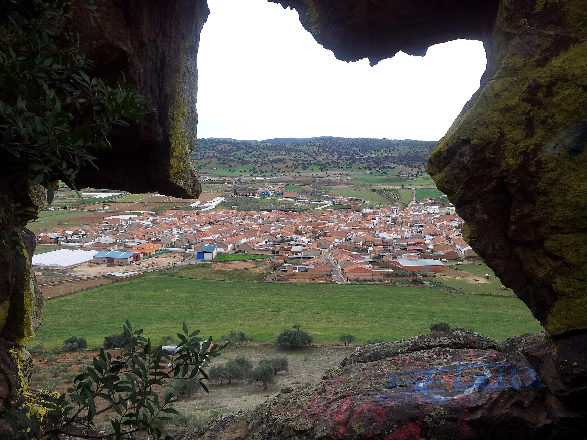 Photo showing: Guadalmez desde la Peña del Cuervo