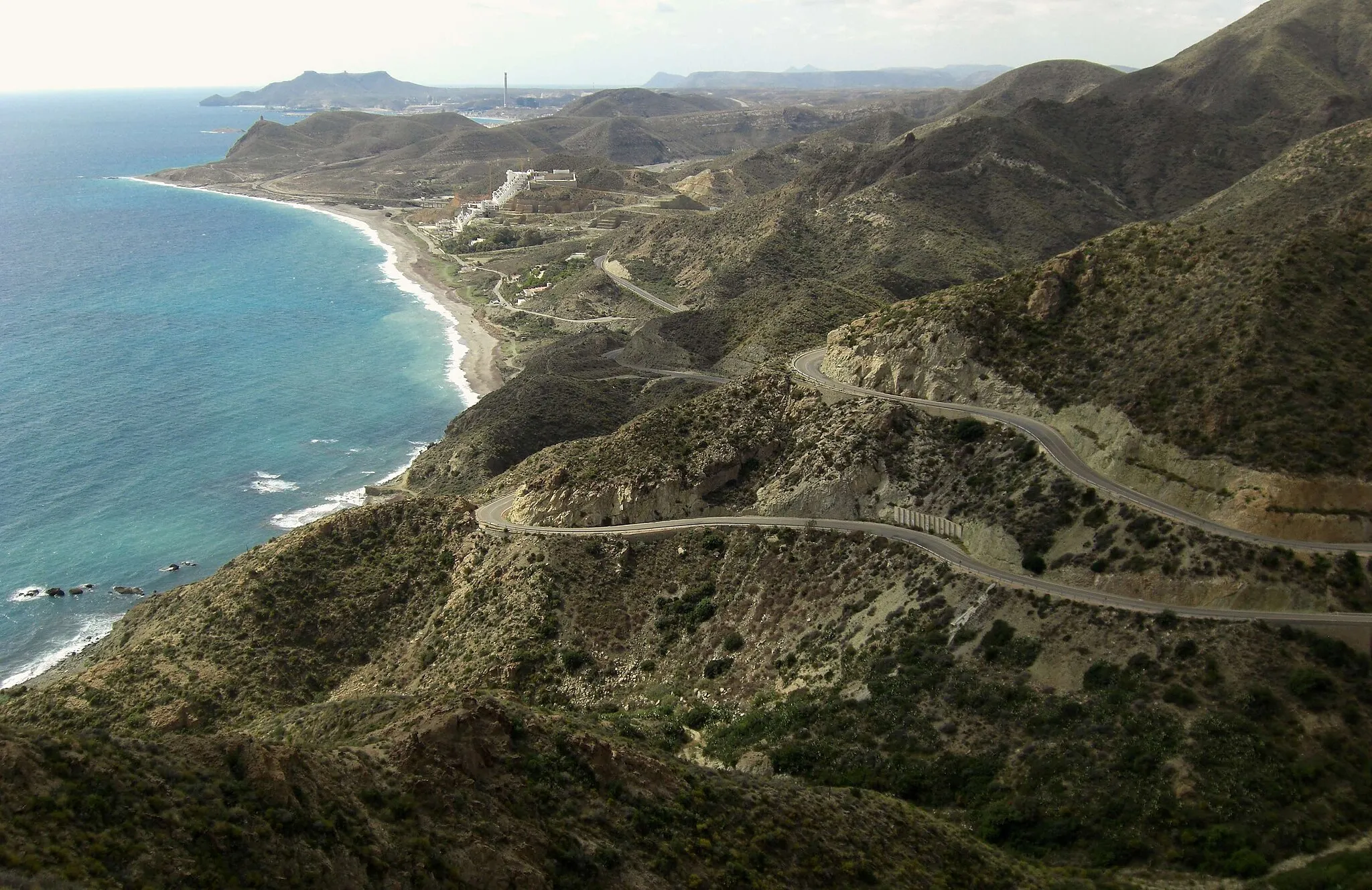 Photo showing: Carretera panorámica - Mirador  "Granatilla"c