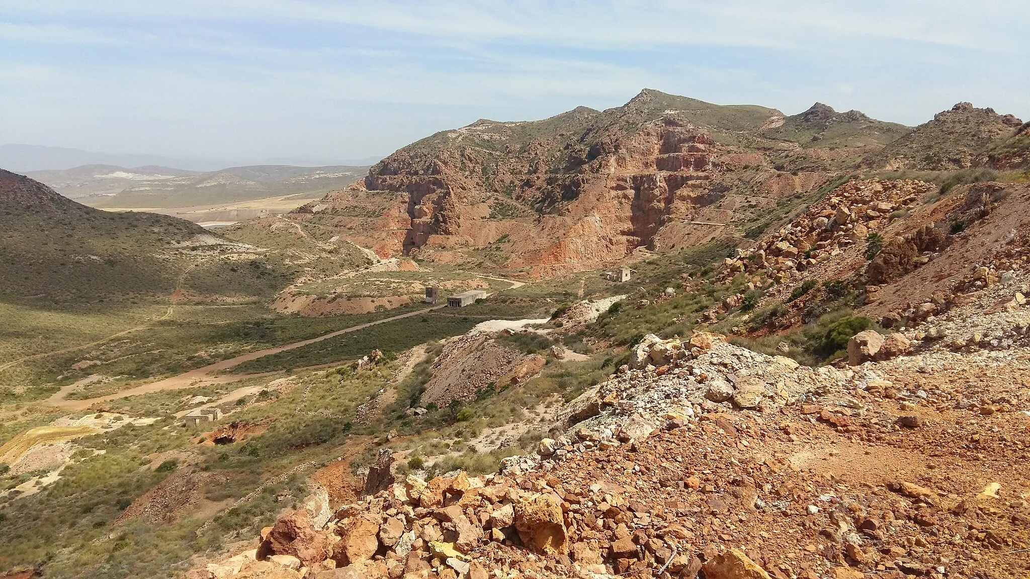 Photo showing: Gold mines in Cerro del Cinto