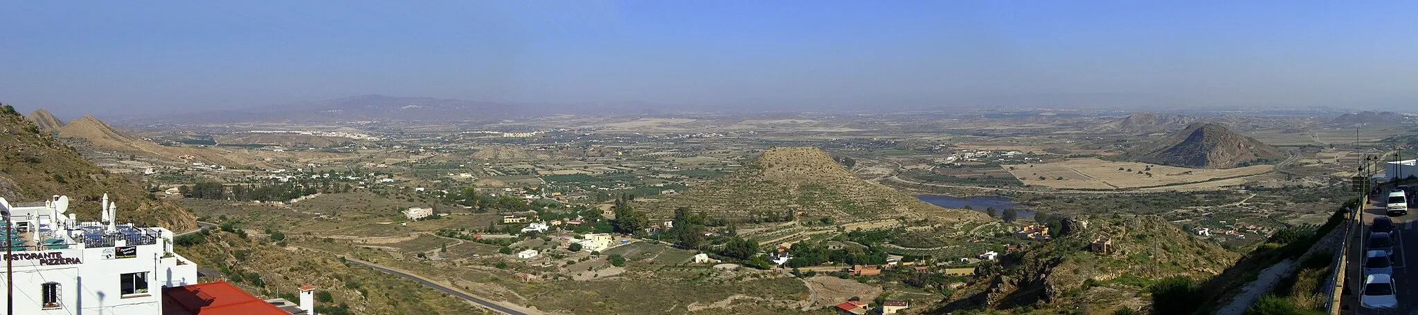 Photo showing: Vista panorámica - Mirador de la plaza nueva, Mojácar