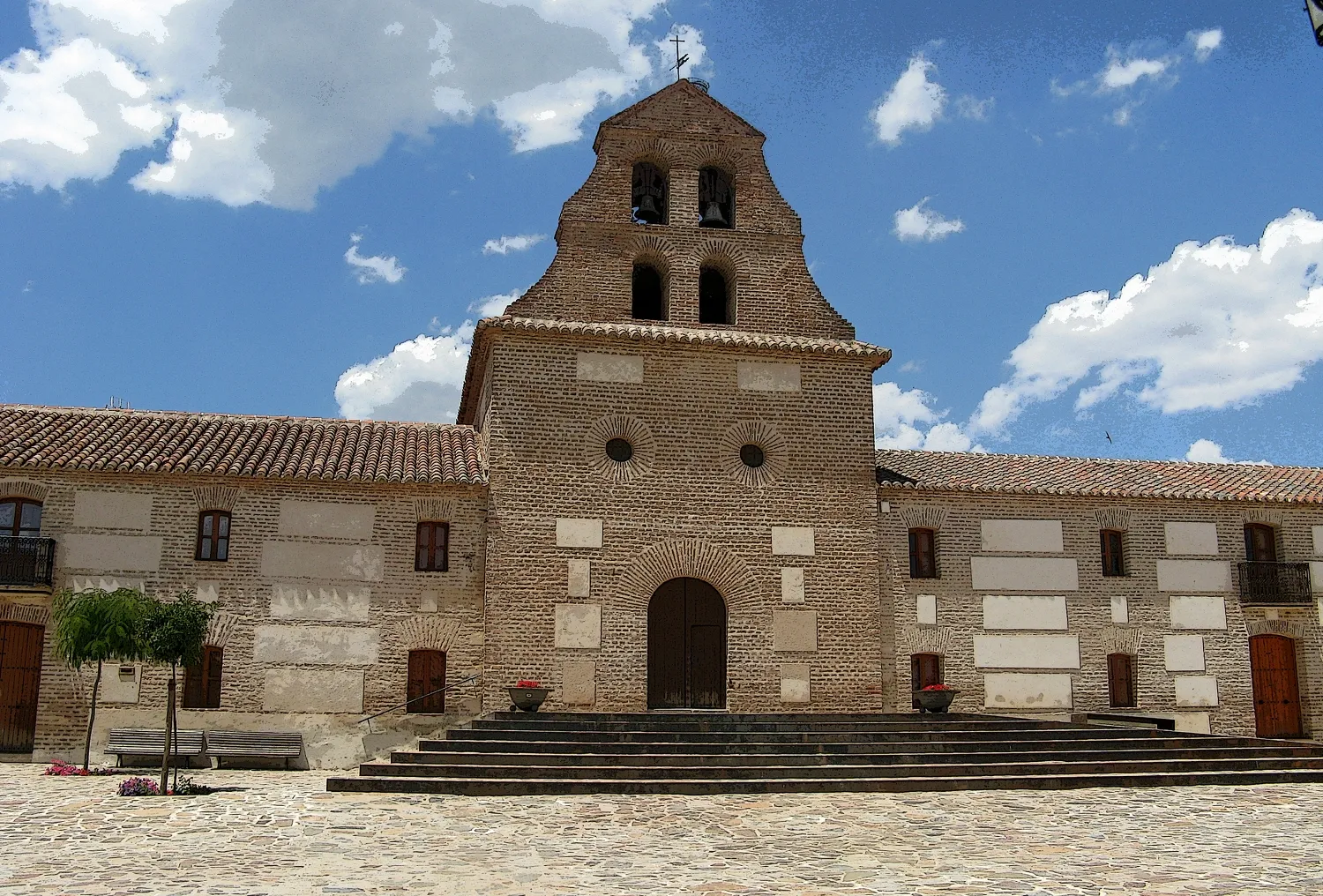 Photo showing: Church in Aldeaquemada Spain