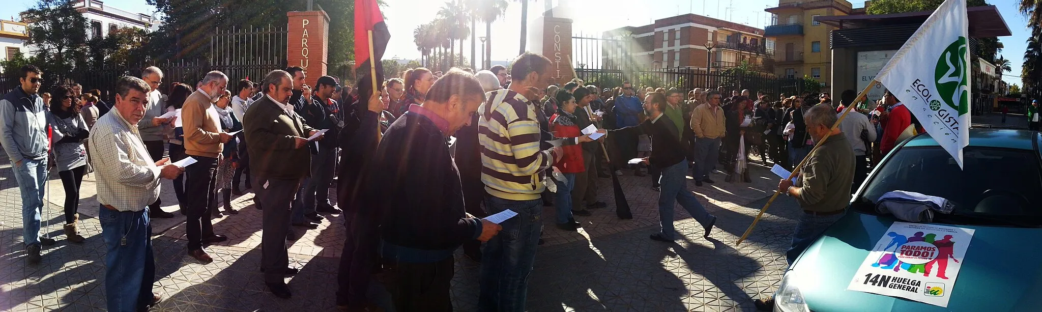 Photo showing: Concentración #14N El Viso del Alcor.