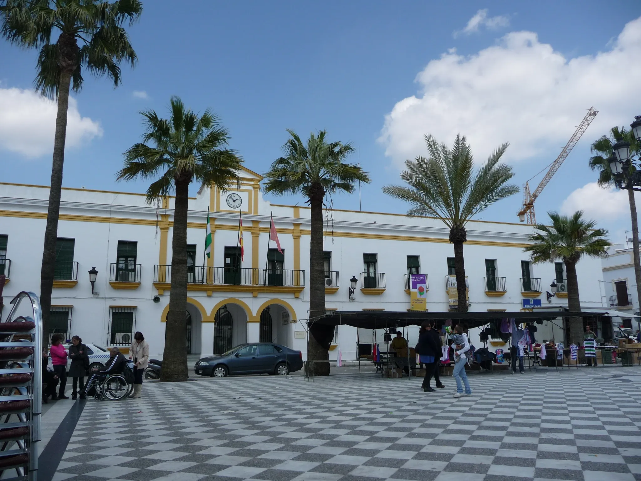 Photo showing: Town Hall in Trebujena (Andalusia, Spain)