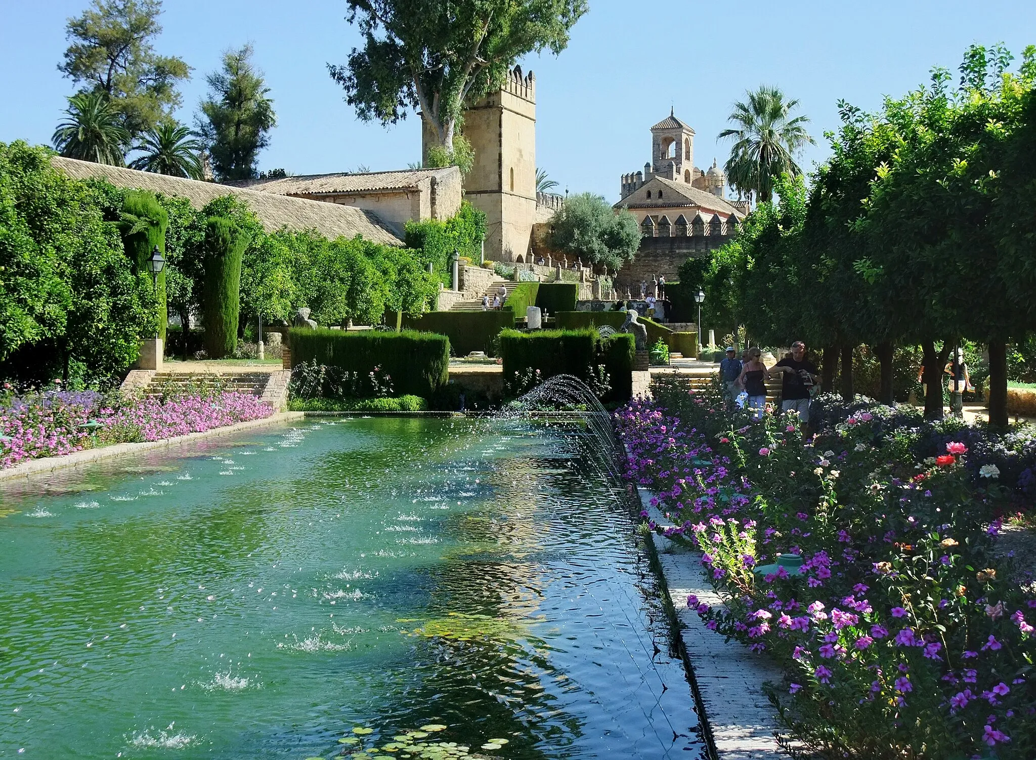 Photo showing: Garden of Alcazar of the Christian Monarchs in Córdoba, Spain