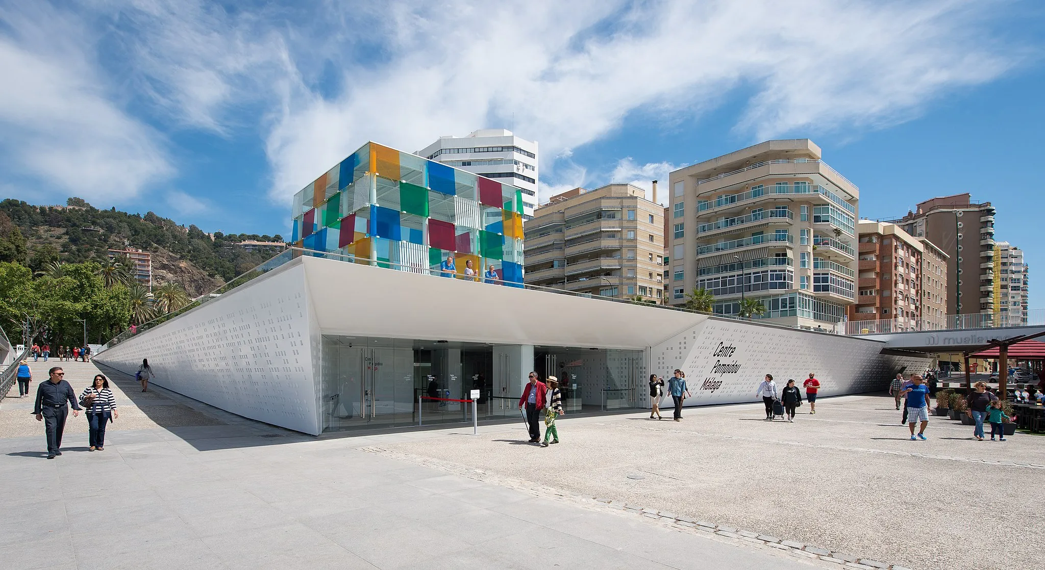 Photo showing: Branch of Centre Pompidou at Muelle Uno in Málaga, Spain (April 2015)